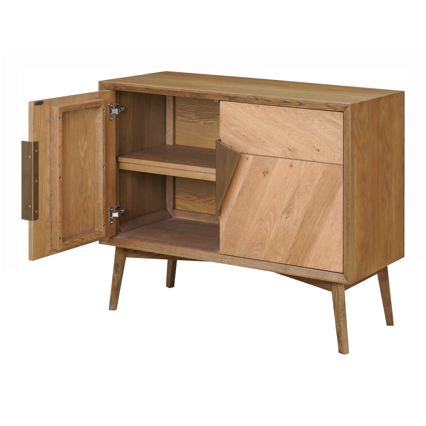 Moes Home Cabinets CHARLTON Natural Mid-Century Modern Furniture