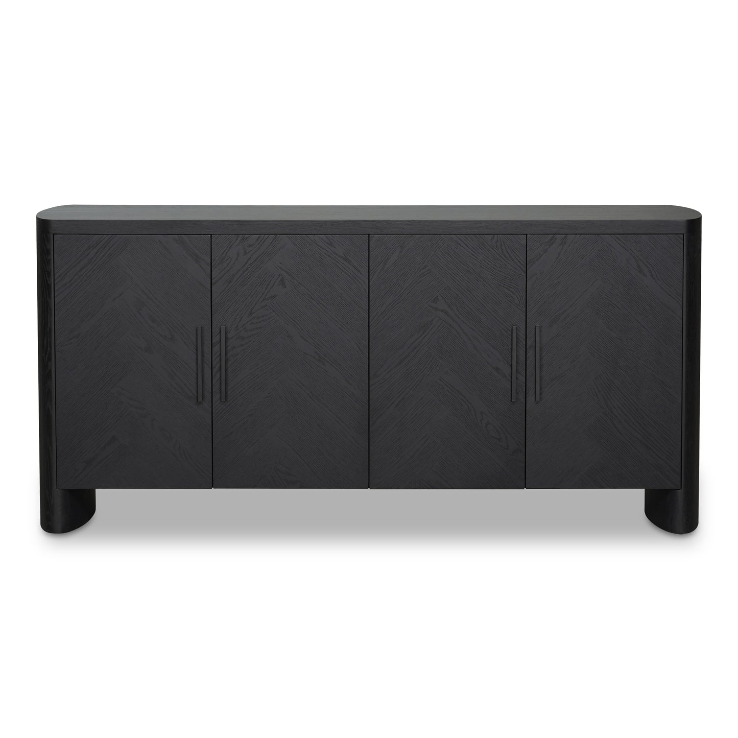 Moes Home Sideboards WILLIAM Black Modern Furniture