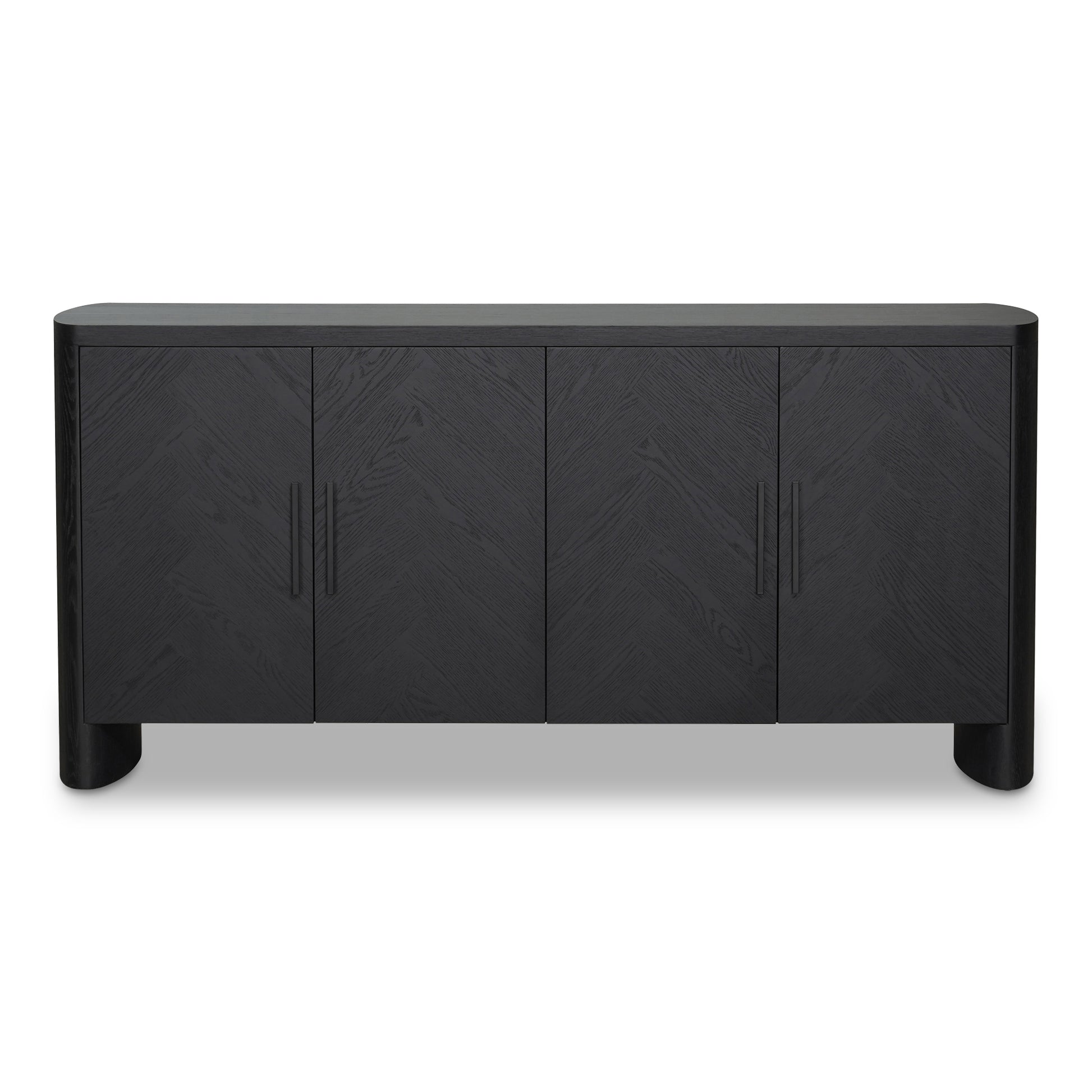 Moes Home Sideboards WILLIAM Black Modern Furniture