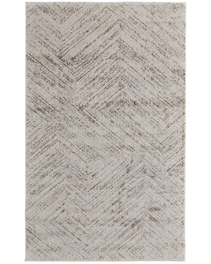 Feizy Vancouver 39NPF Beige Brown Modern/Industrial  Rug