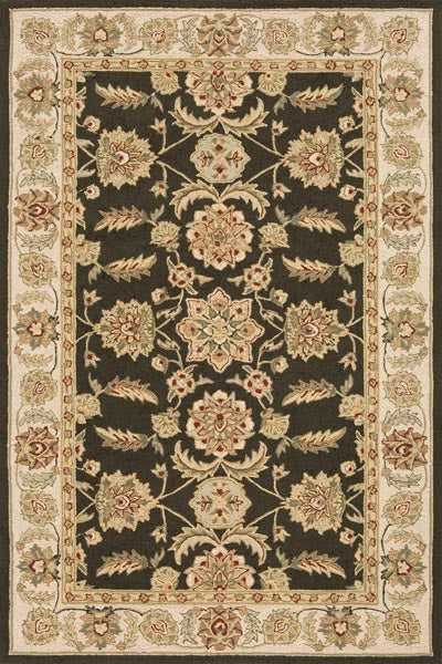 Momeni Veranda VR-02 Olive Green Traditional Hand Hooked Rug