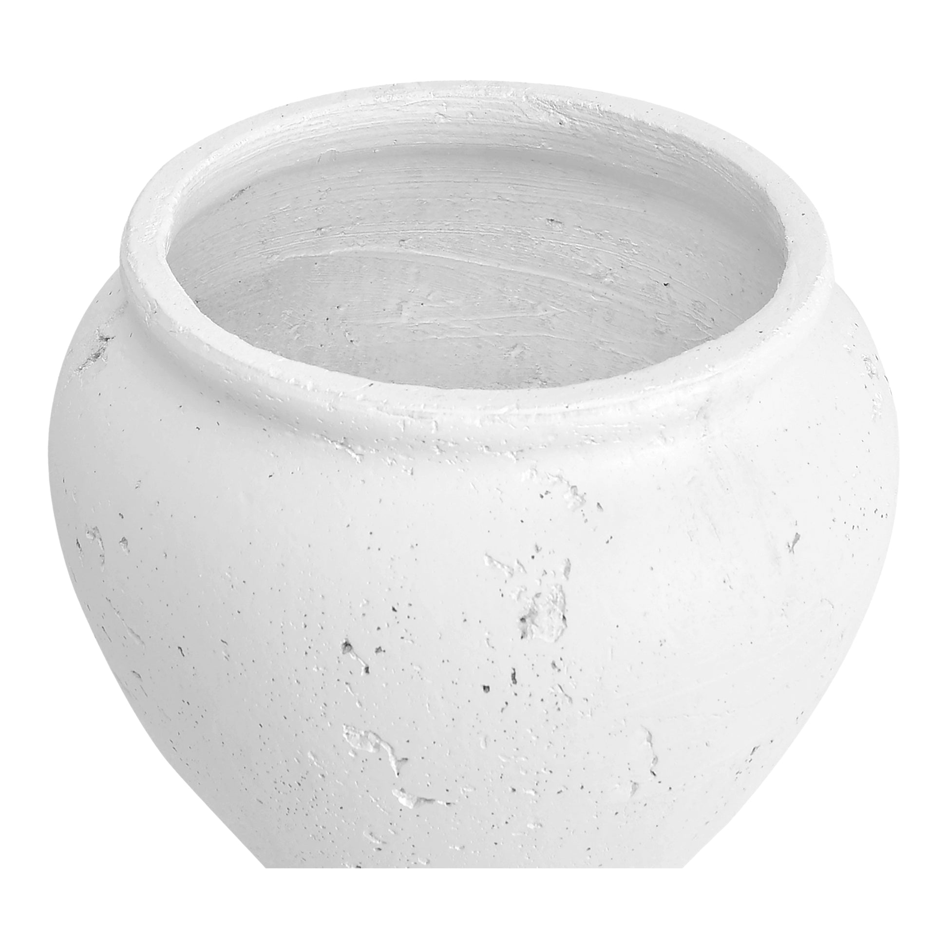 Moes Home Vases Nisso White  Furniture