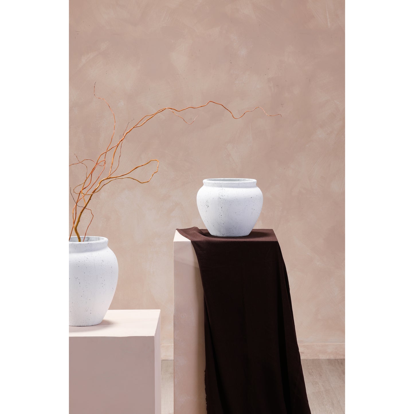 Moes Home Vases Nisso White  Furniture