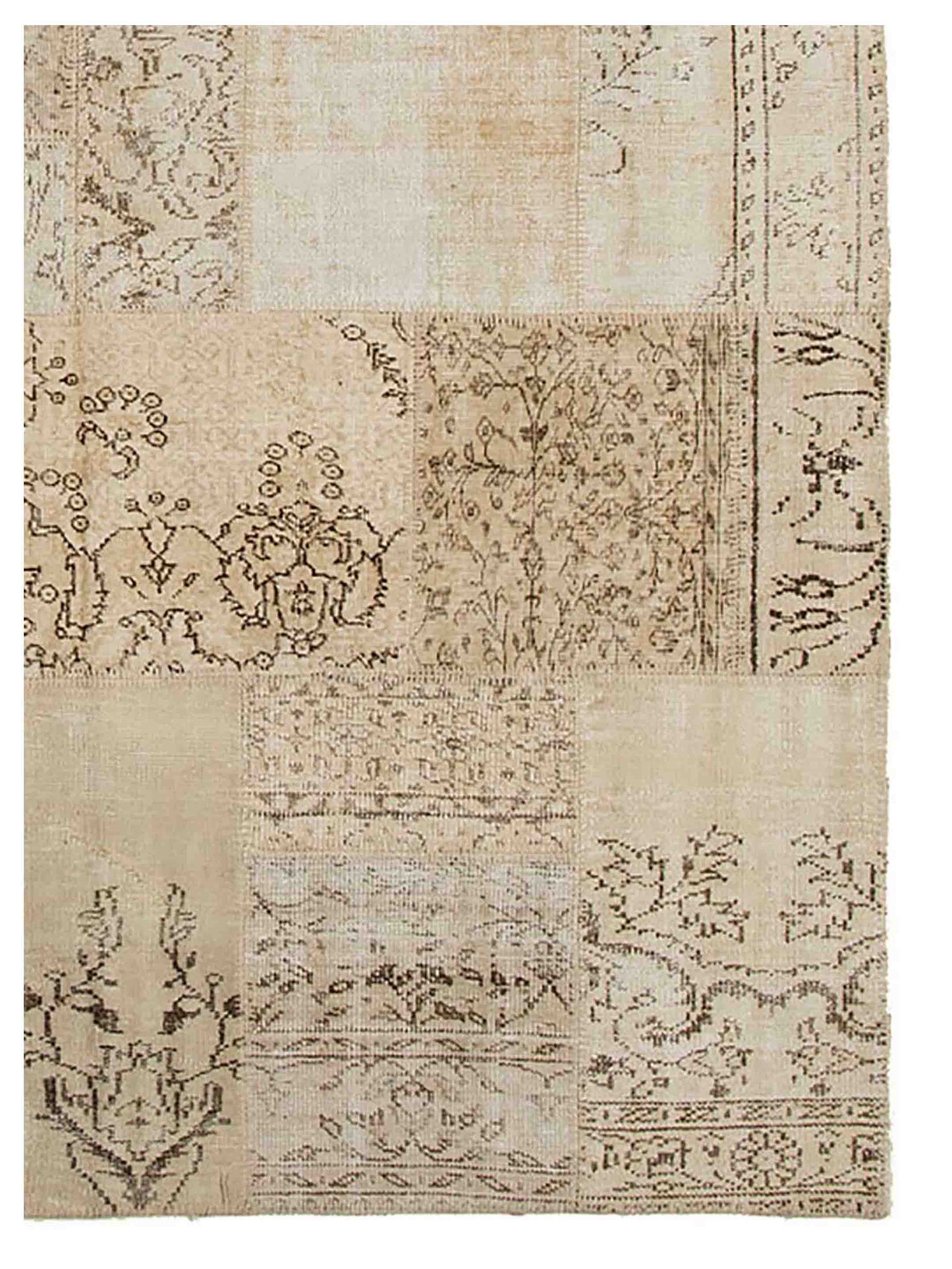 Artisan Valarie Beige Vintage Knotted Rug - Rugs - Artisan - Atlanta Designer Rugs