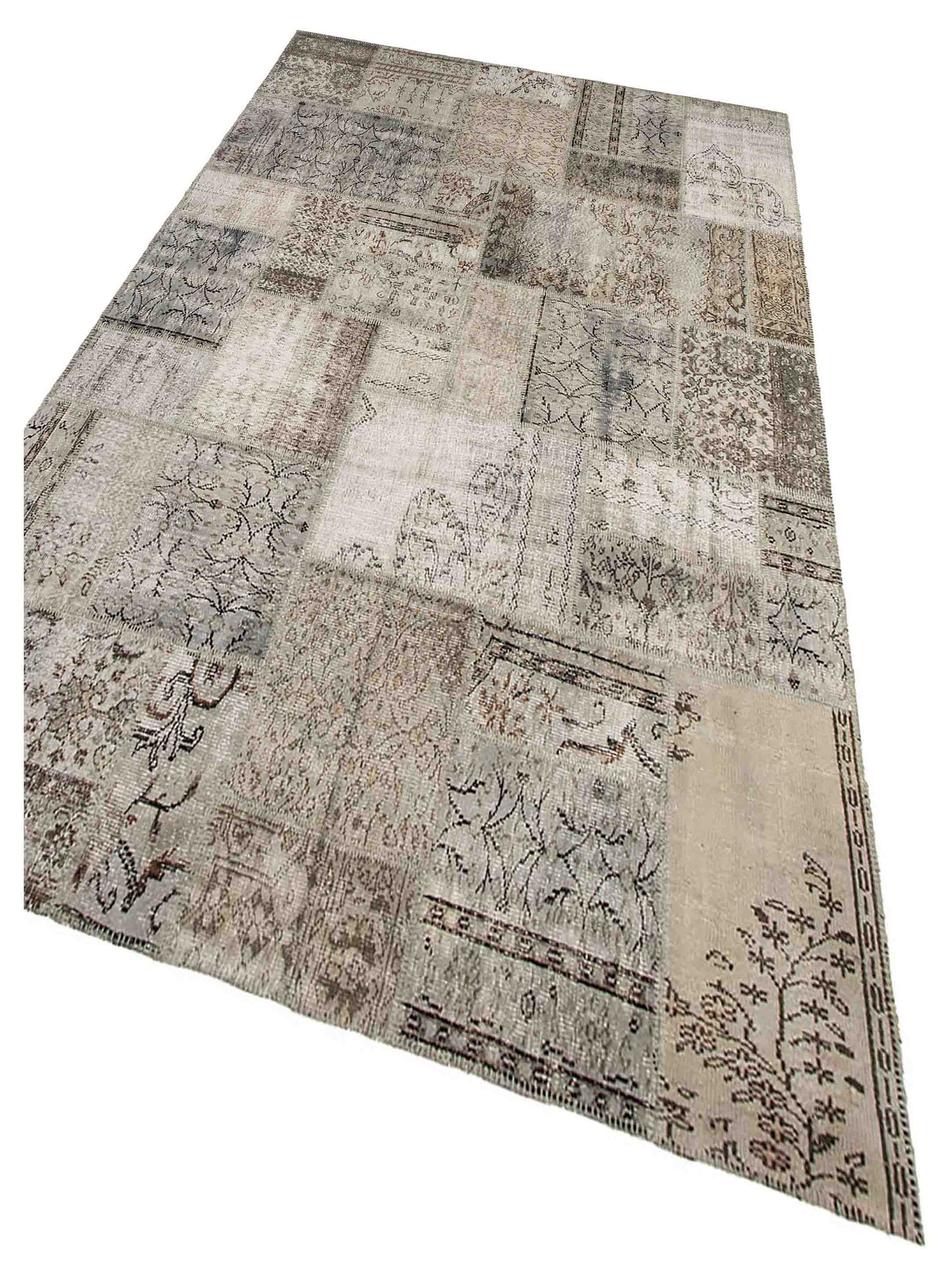 Artisan Valarie Lt.Grey Vintage Knotted Rug - Rugs - Artisan - Atlanta Designer Rugs