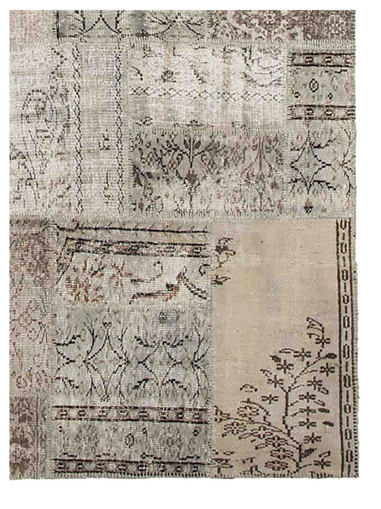 Artisan Valarie Lt.Grey Vintage Knotted Rug - Rugs - Artisan - Atlanta Designer Rugs