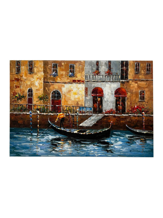 Eclectic Home Oil Painting Venice Multi Decor Furniture - Decor - Eclectic Home - Atlanta Designer Rugs