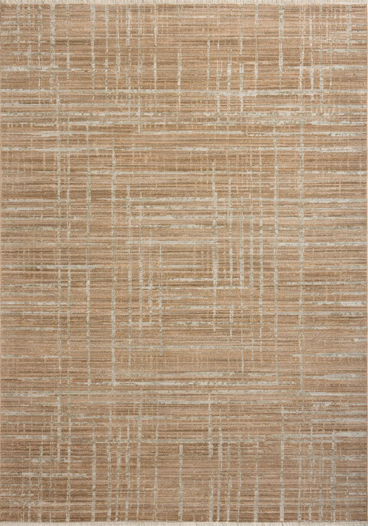 Loloi II Wade WAE-03 Clay Silver Contemporary Power Loomed Rug