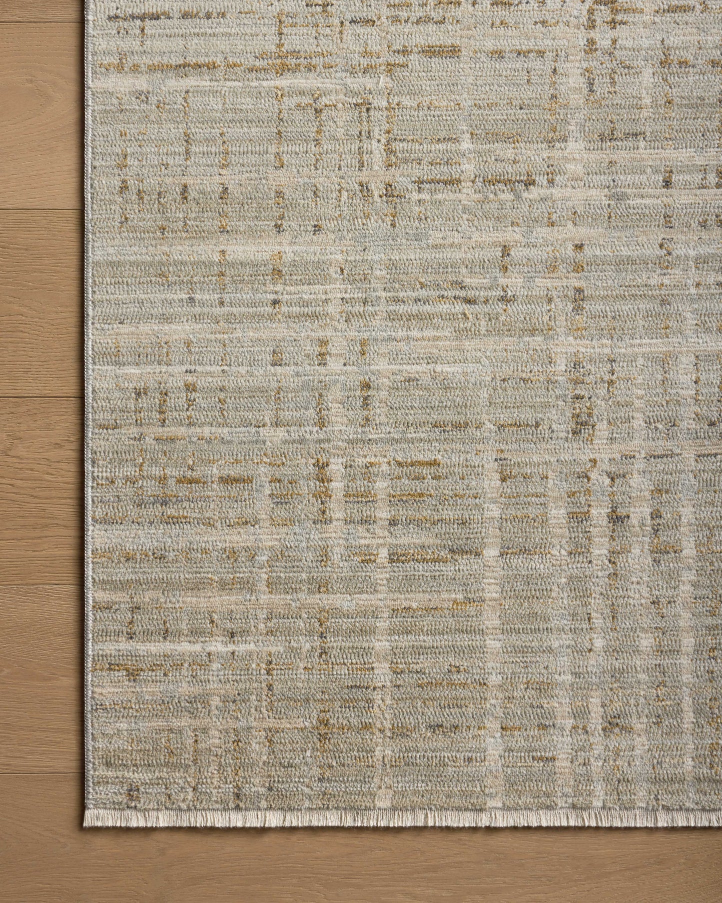 Loloi II Wade WAE-03 Mist Gold Contemporary Power Loomed Rug