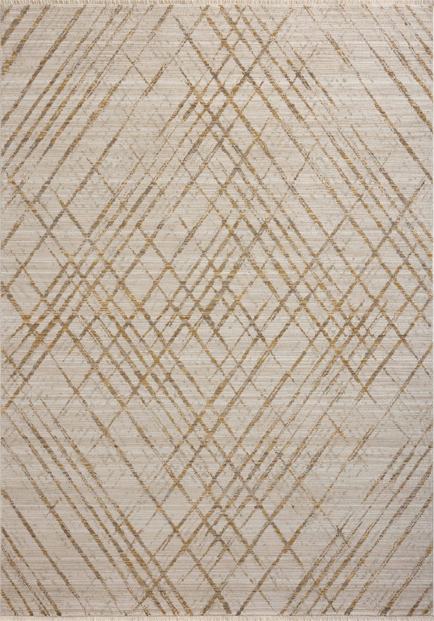 Loloi II Wade WAE-04 Beige Gold Contemporary Power Loomed Rug