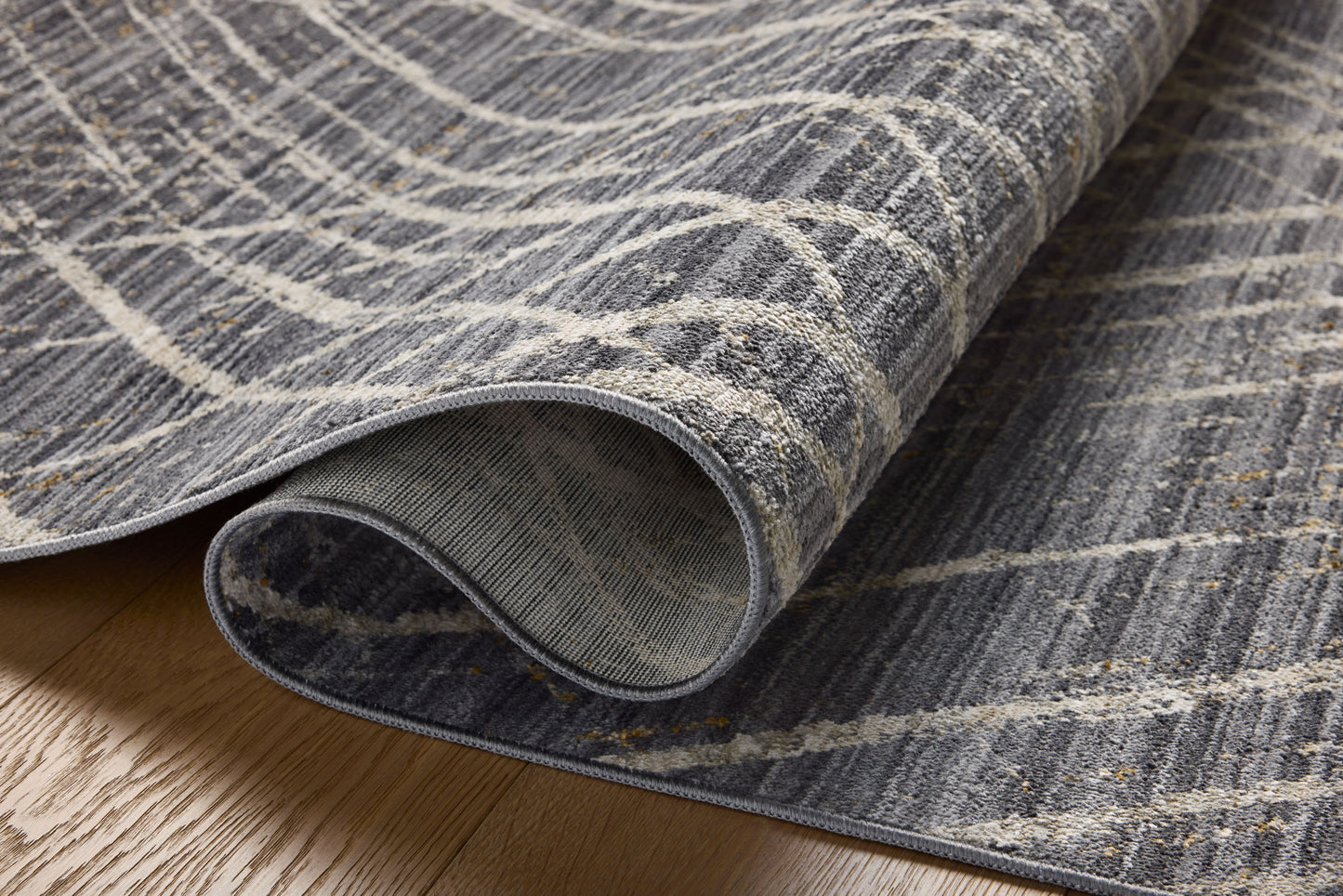 Loloi II Wade WAE-04 Midnight Beige Contemporary Power Loomed Rug