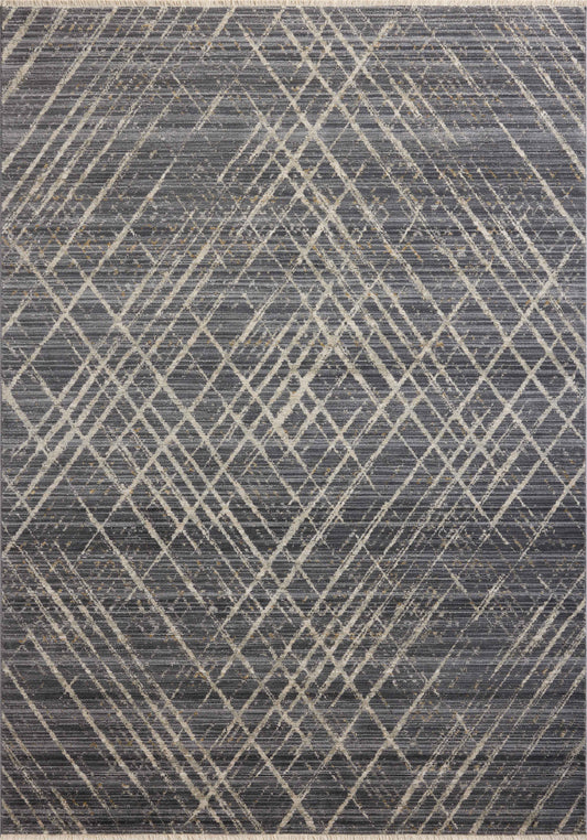 Loloi II Wade WAE-04 Midnight Beige Contemporary Power Loomed Rug