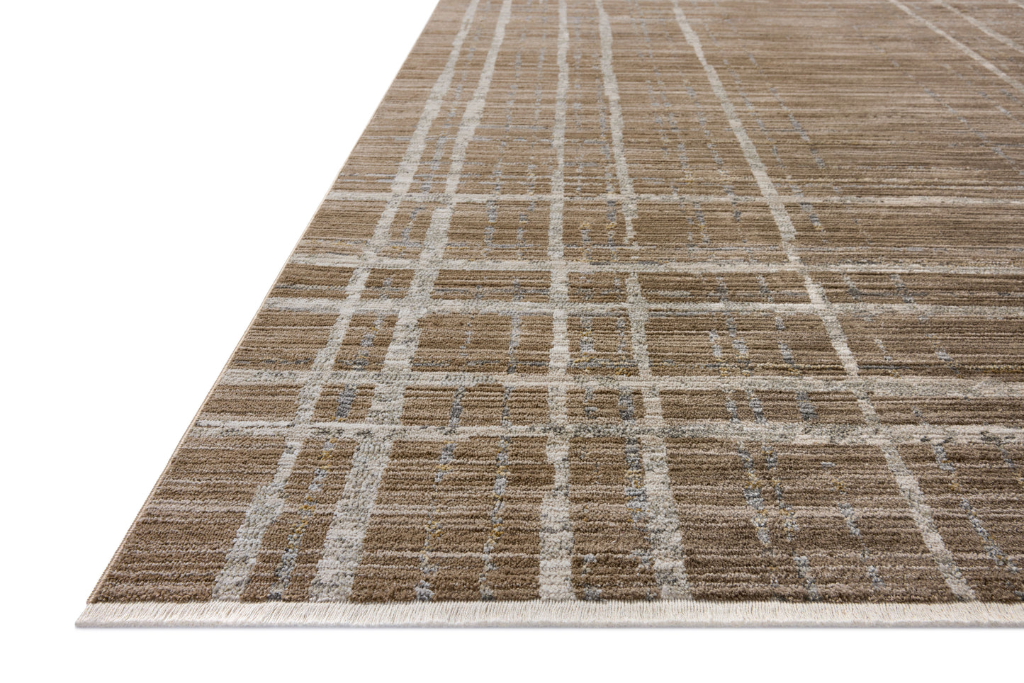 Loloi II Wade WAE-05 Brown Stone Contemporary Power Loomed Rug