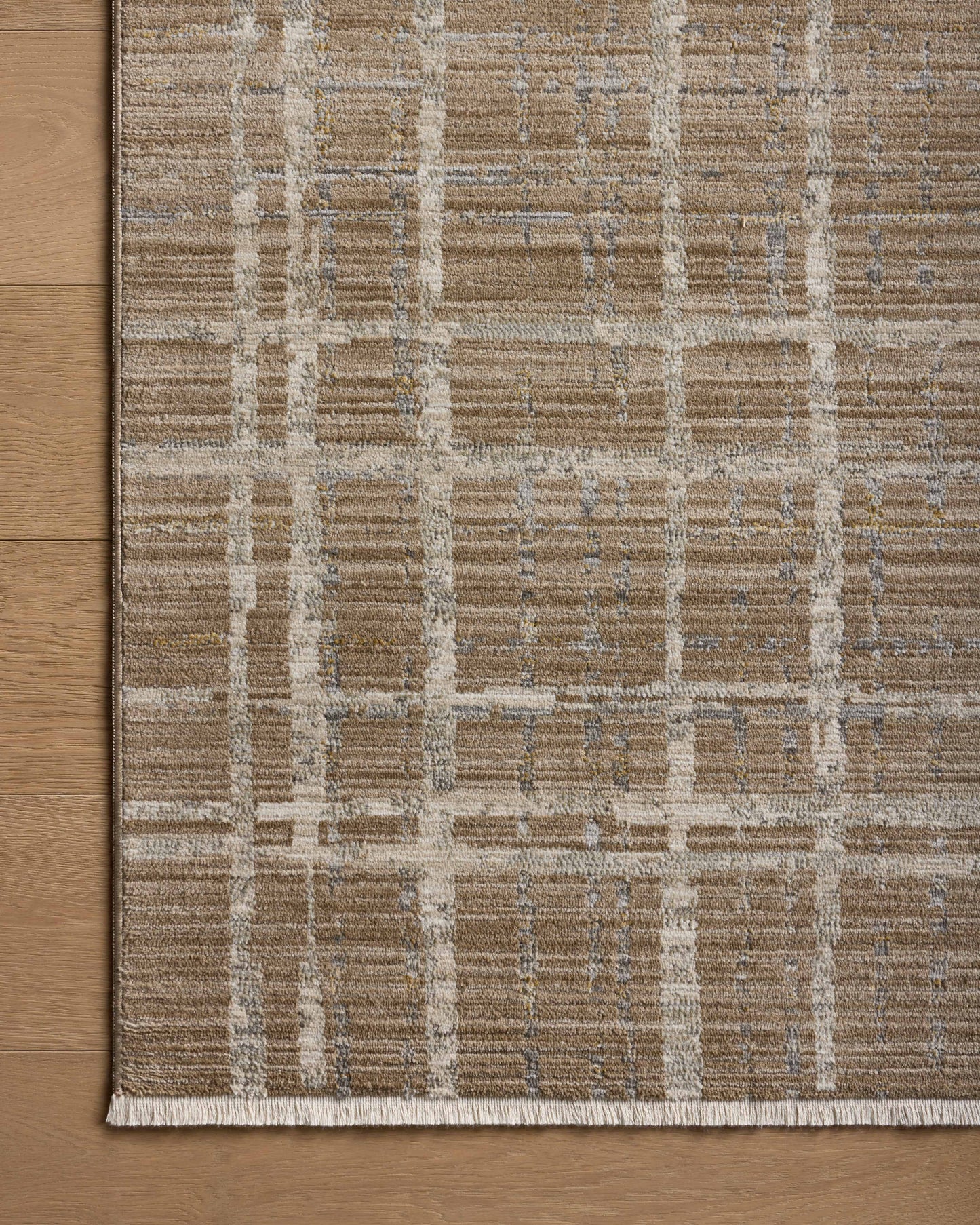 Loloi II Wade WAE-05 Brown Stone Contemporary Power Loomed Rug