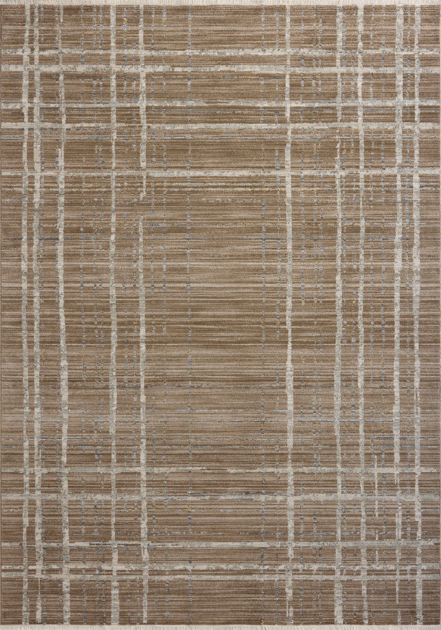 Loloi II Wade WAE-05 Brown Stone Contemporary Power Loomed Rug