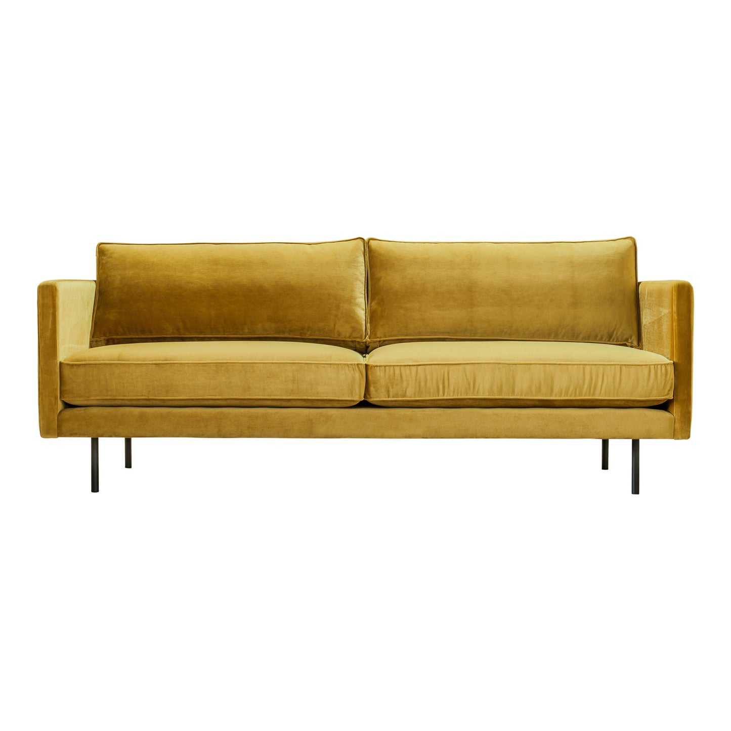 Moes Home Sofas Raphael Yellow Mid-Century Modern Furniture