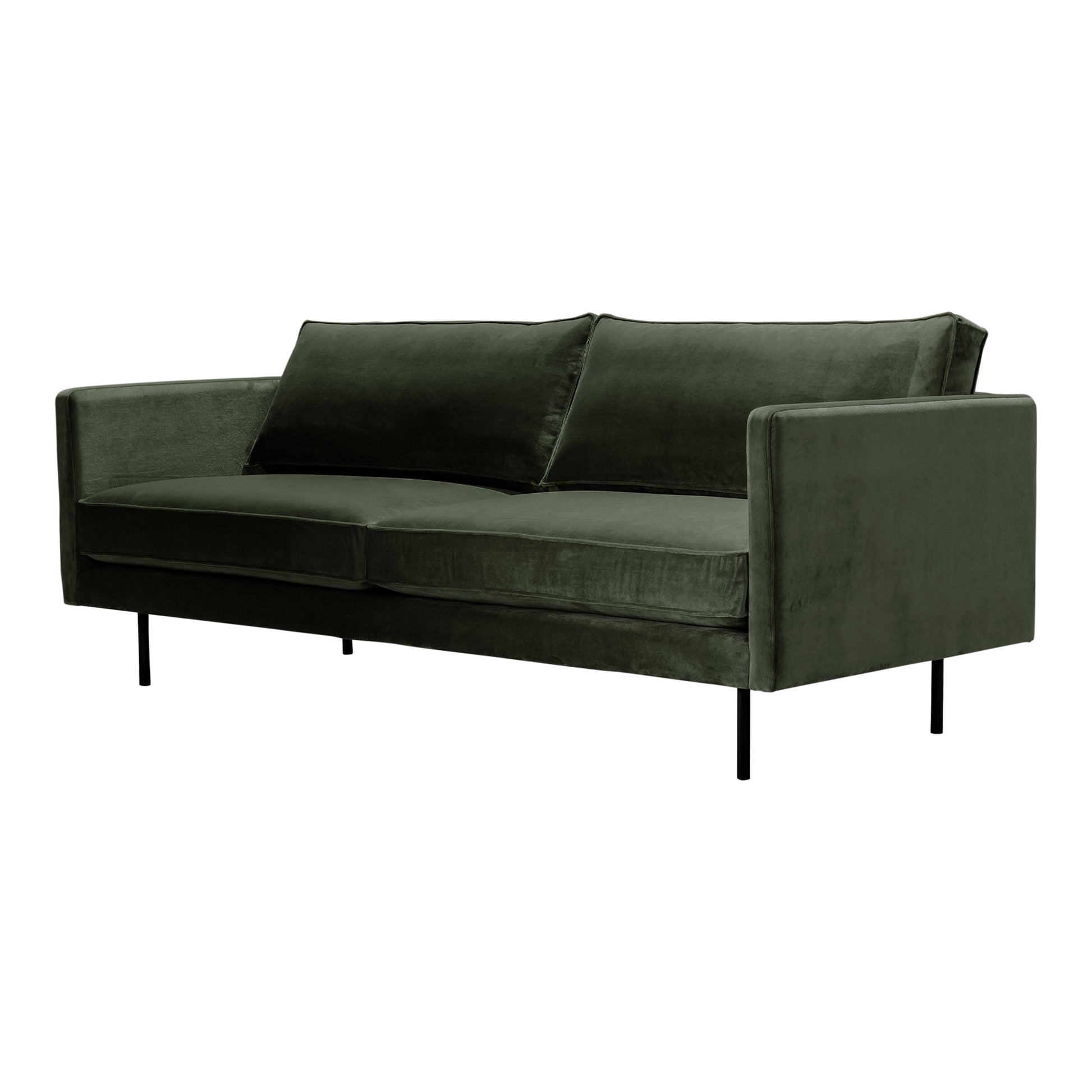 Moes Home Sofas Raphael Green Mid-Century Modern Furniture