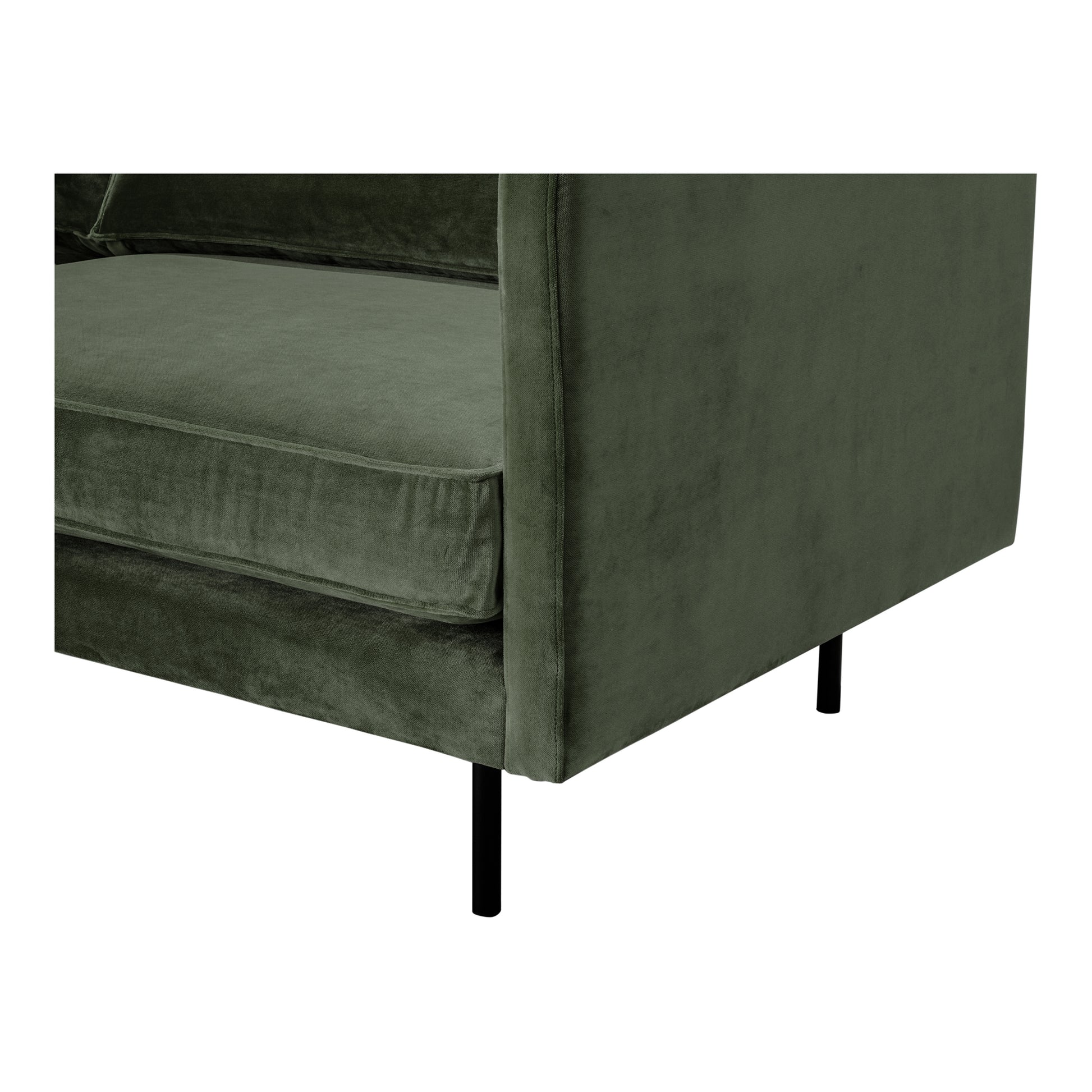 Moes Home Sofas Raphael Green Mid-Century Modern Furniture