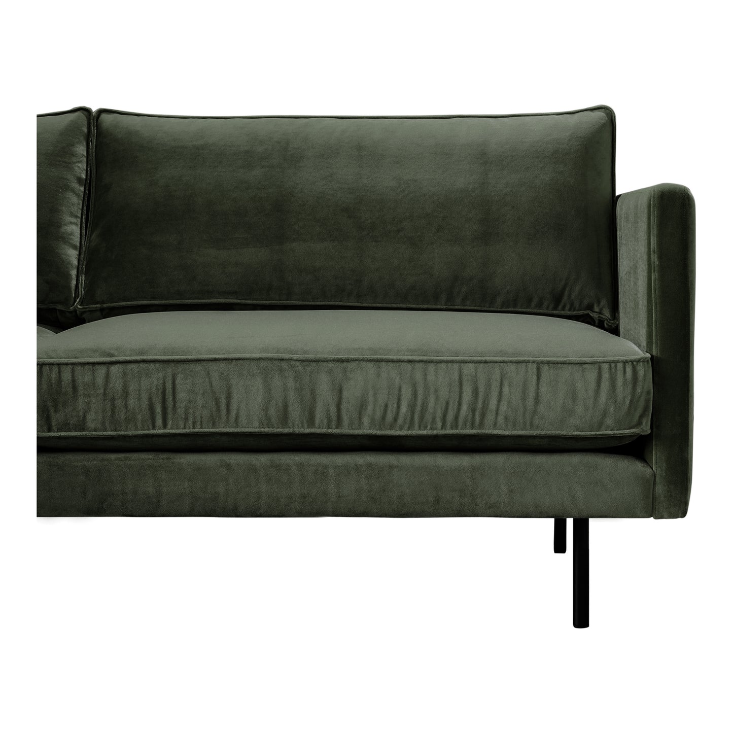 Moes Home Sofas Raphael Green Mid-Century Modern Furniture