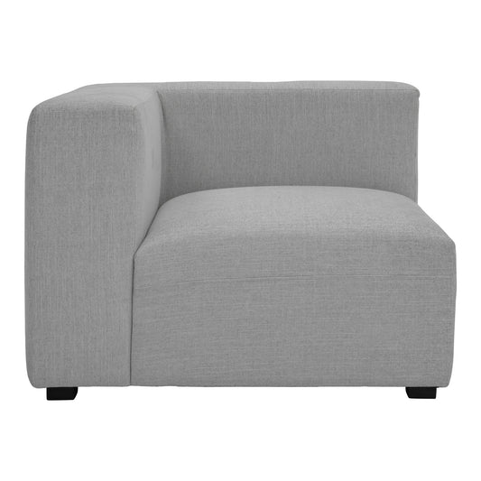 Moes Home Corner Chairs Romy White Contemporary Furniture