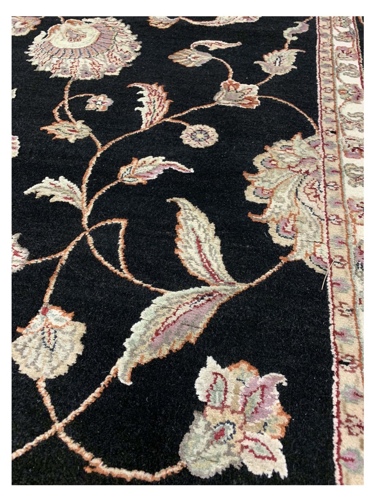 Artisan Winona Black Traditional Knotted Rug - Rugs - Artisan - Atlanta Designer Rugs