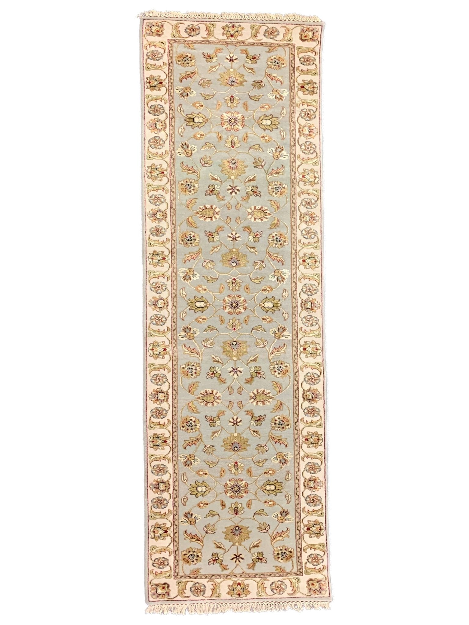 Artisan Winona Lt.Grey Ivory Traditional Knotted Rug - Rugs - Artisan - Atlanta Designer Rugs