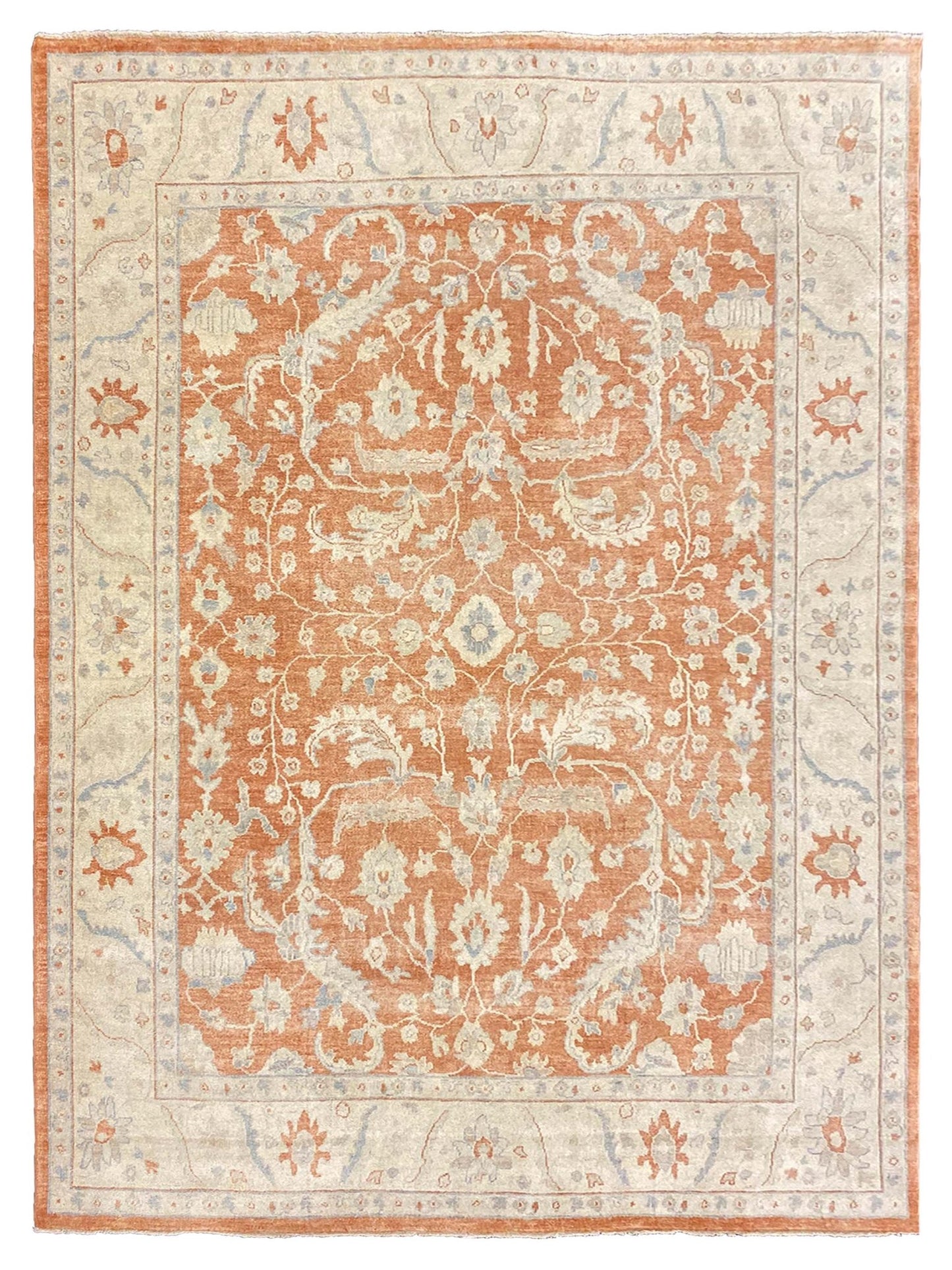 Artisan Julie Coral Beige Traditional Knotted Rug - Rugs - Artisan - Atlanta Designer Rugs