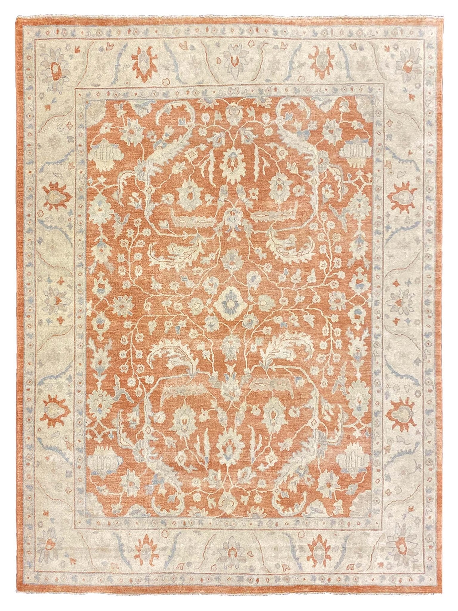 Artisan Julie Coral Beige Traditional Knotted Rug - Rugs - Artisan - Atlanta Designer Rugs