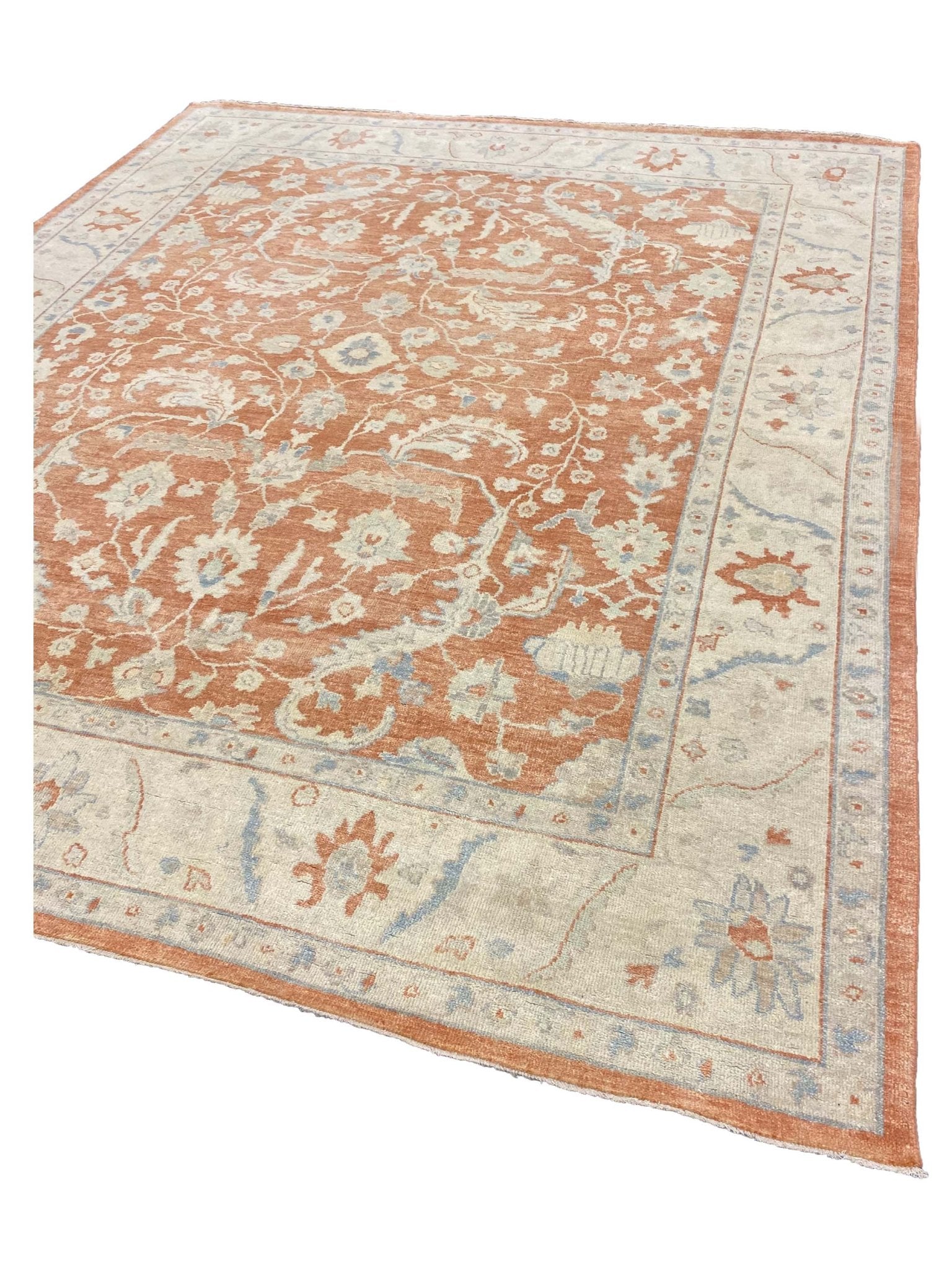 Artisan Julie Coral Beige Traditional Knotted Rug - Rugs - Artisan - Atlanta Designer Rugs