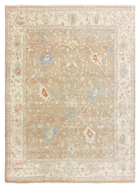 Artisan Julie Washed Coral Beige Traditional Knotted Rug - Rugs - Artisan - Atlanta Designer Rugs