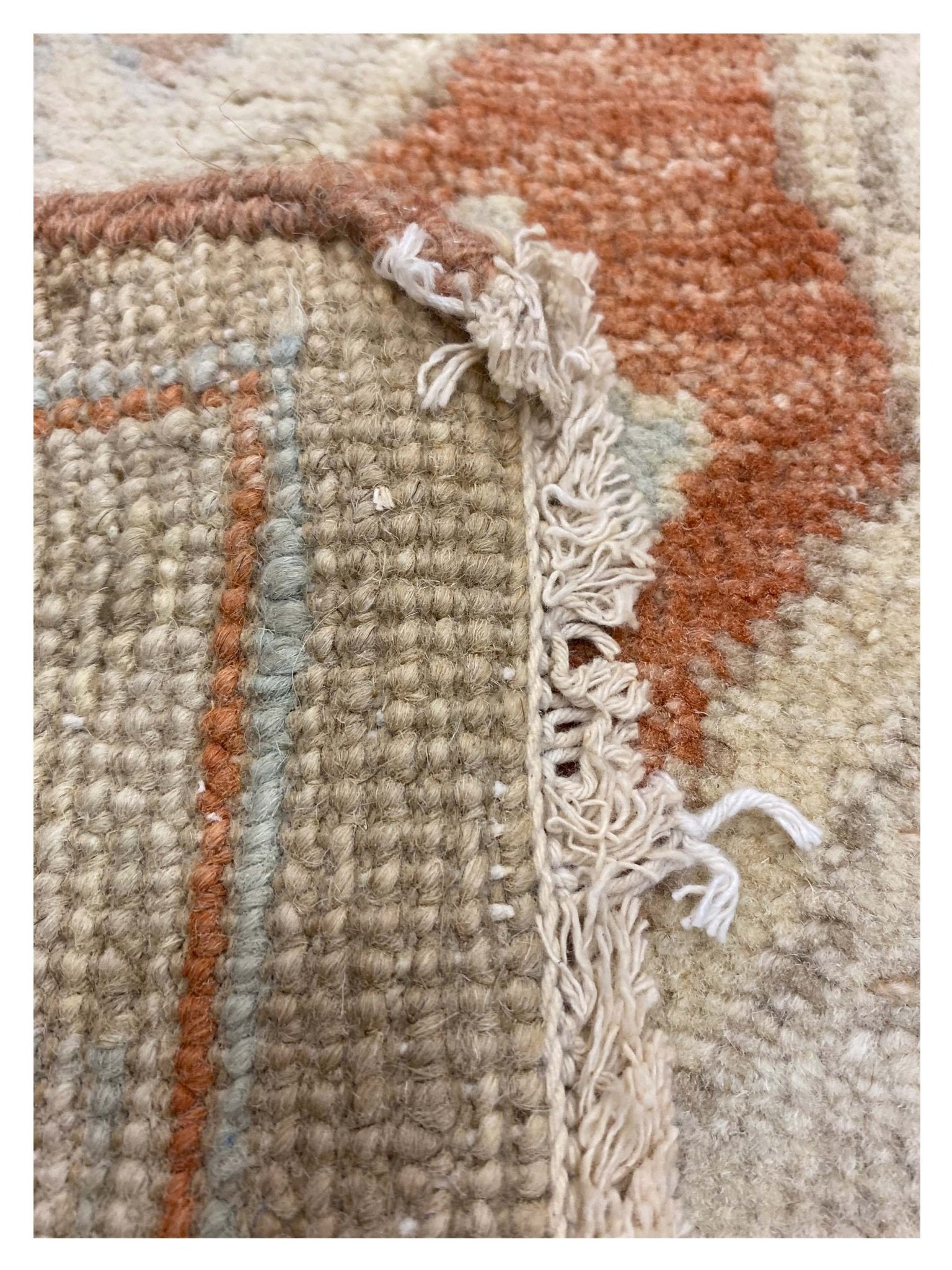 Artisan Julie Washed Coral Beige Traditional Knotted Rug - Rugs - Artisan - Atlanta Designer Rugs