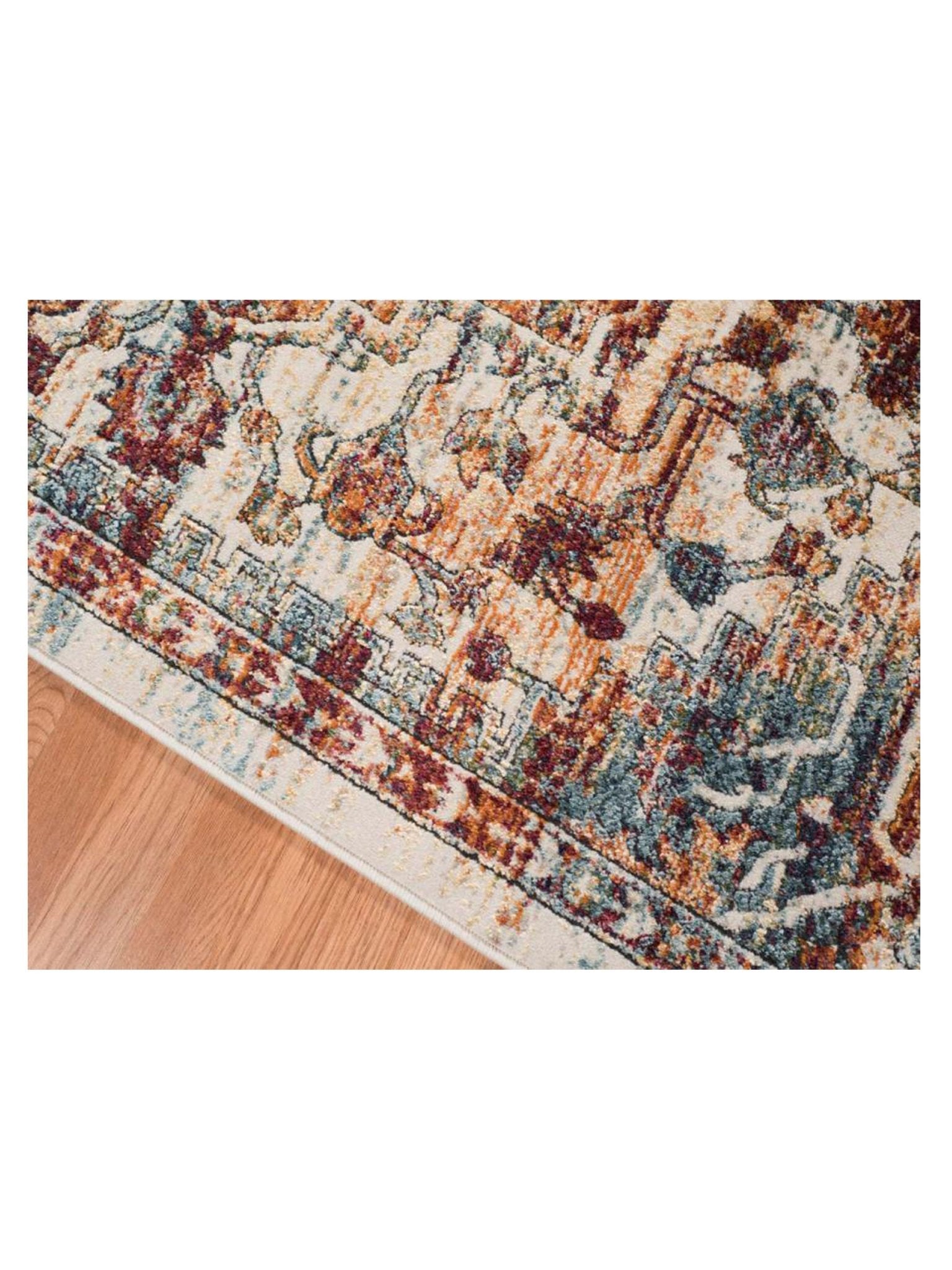 Limited Demi DS - 755 Ivory Rust Traditional Machinemade Rug - Rugs - Limited - Atlanta Designer Rugs