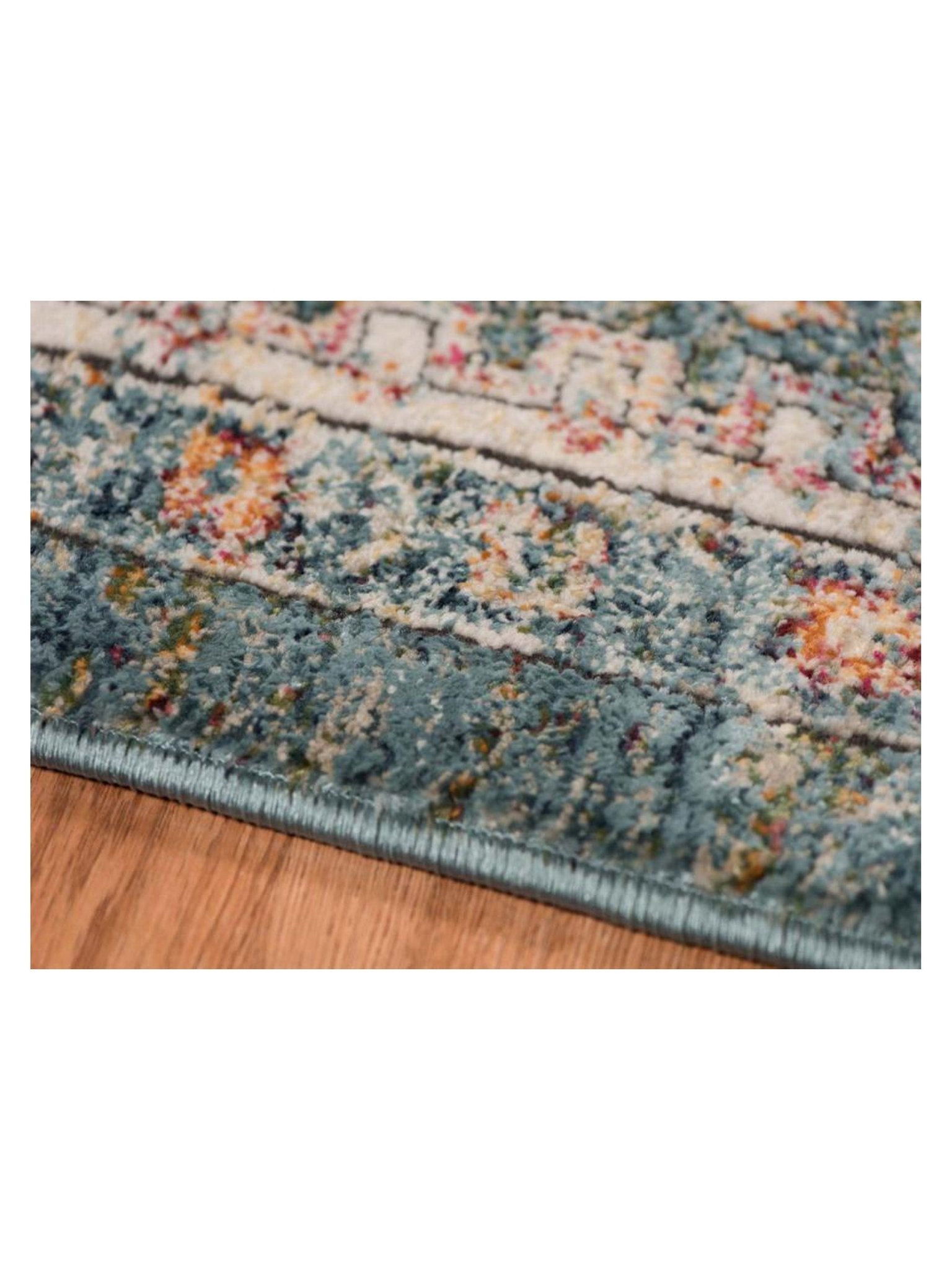 Limited Demi DS - 754 Teal Rust Traditional Machinemade Rug - Rugs - Limited - Atlanta Designer Rugs