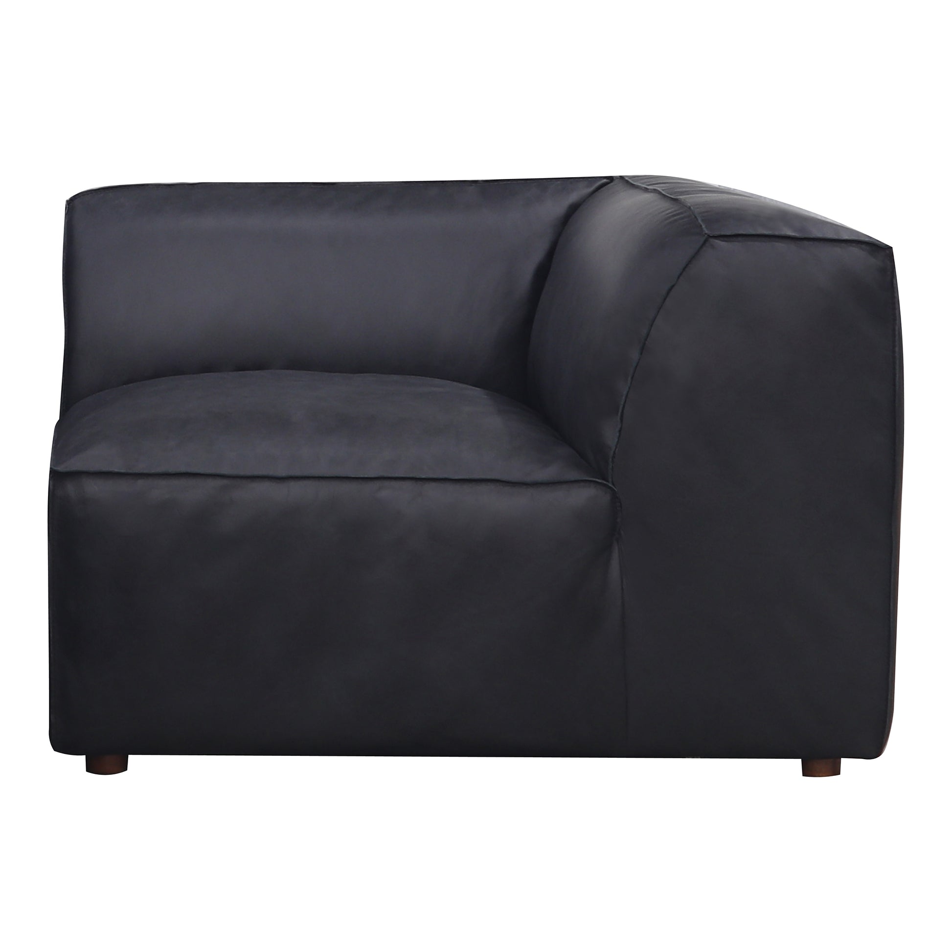 Moes Home Corner Chairs Form Black Scandinavian Furniture