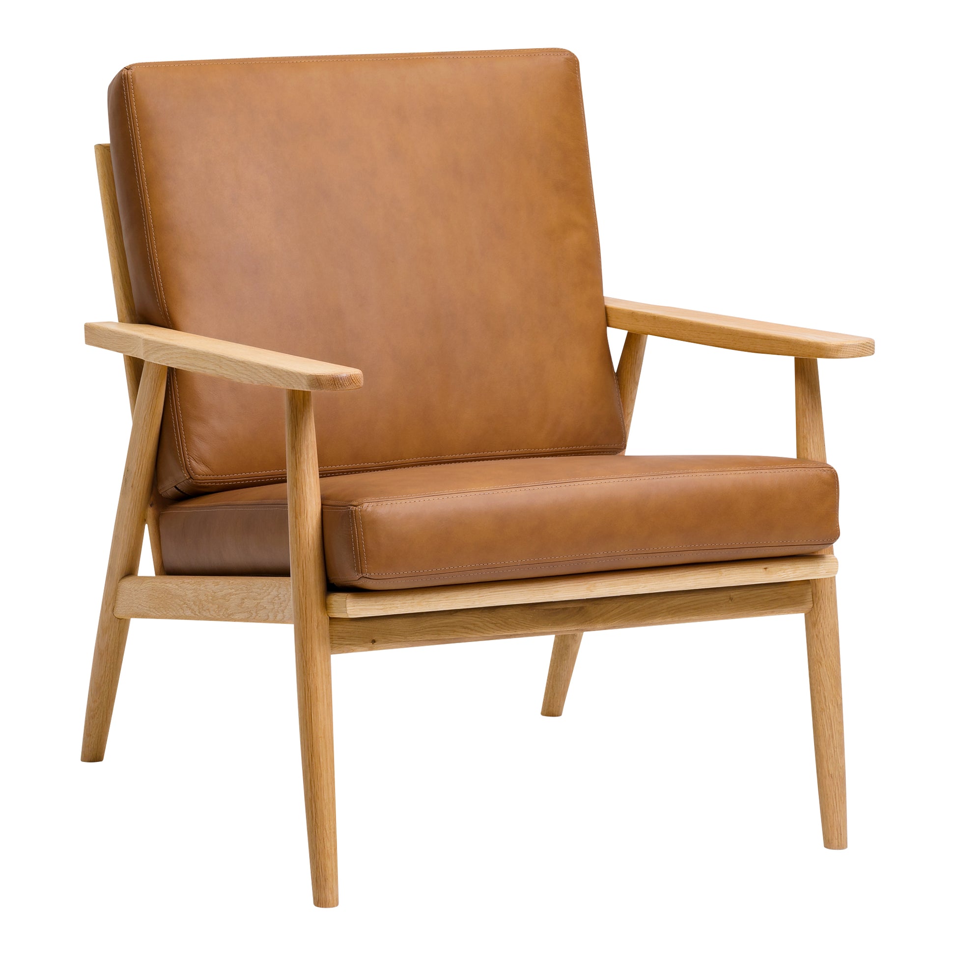 Moes Home Slipper Chairs Harper Brown Mid-Century Modern Furniture