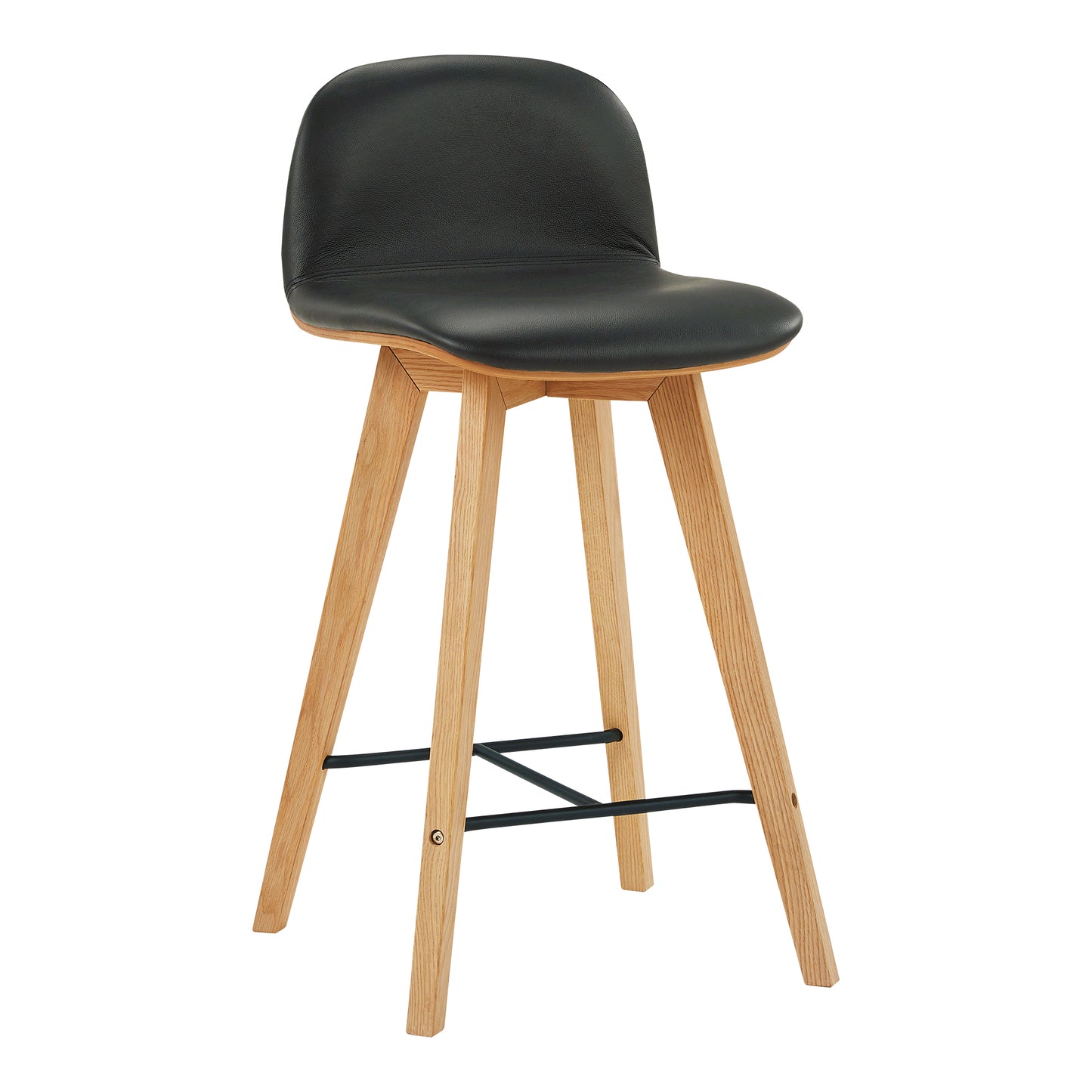 Moes Home Counter Stools Napoli Black Scandinavian Furniture