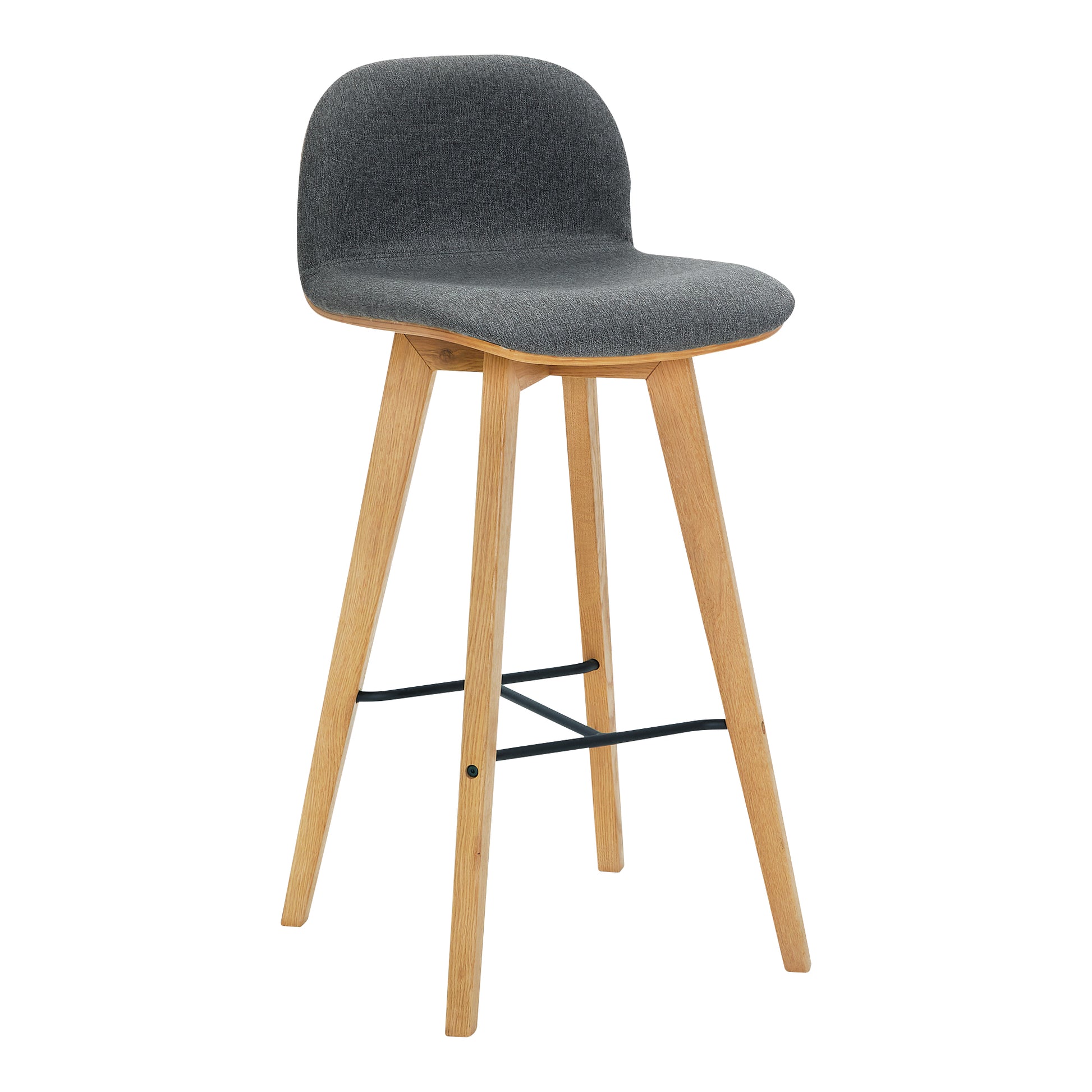 Moes Home Bar Stools Napoli Grey Scandinavian Furniture