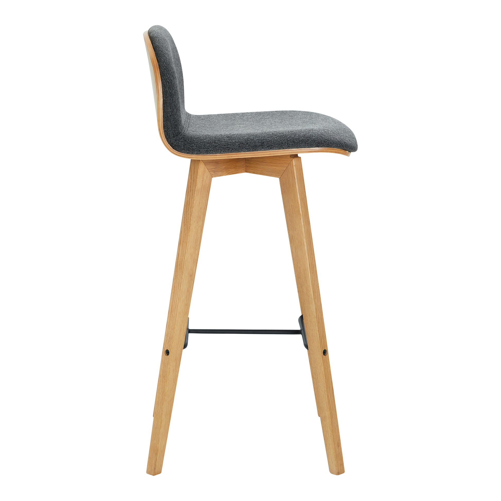 Moes Home Bar Stools Napoli Grey Scandinavian Furniture