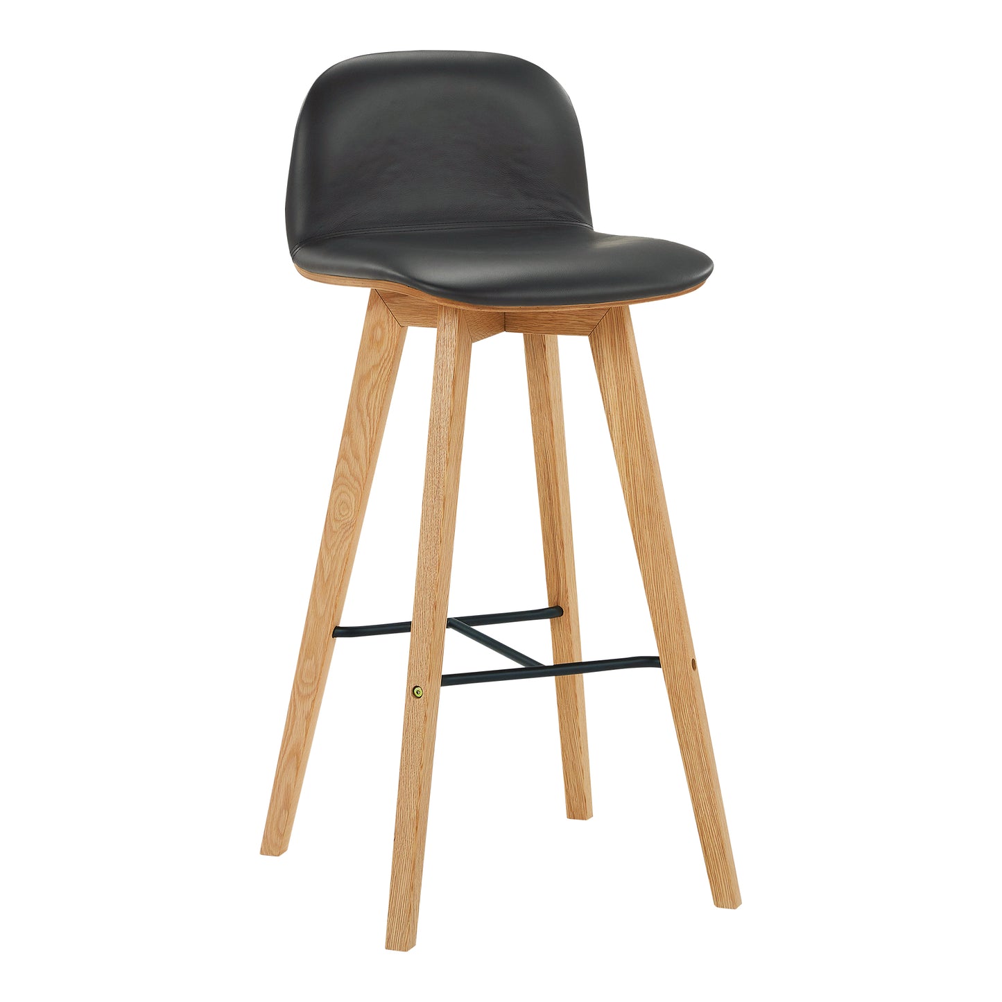 Moes Home Bar Stools Napoli Black Scandinavian Furniture