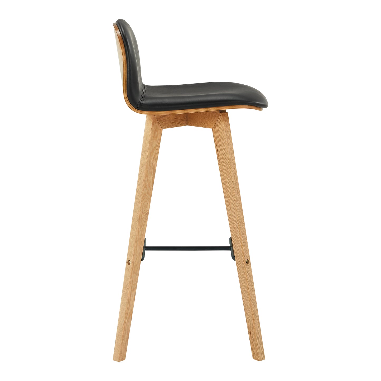 Moes Home Bar Stools Napoli Black Scandinavian Furniture