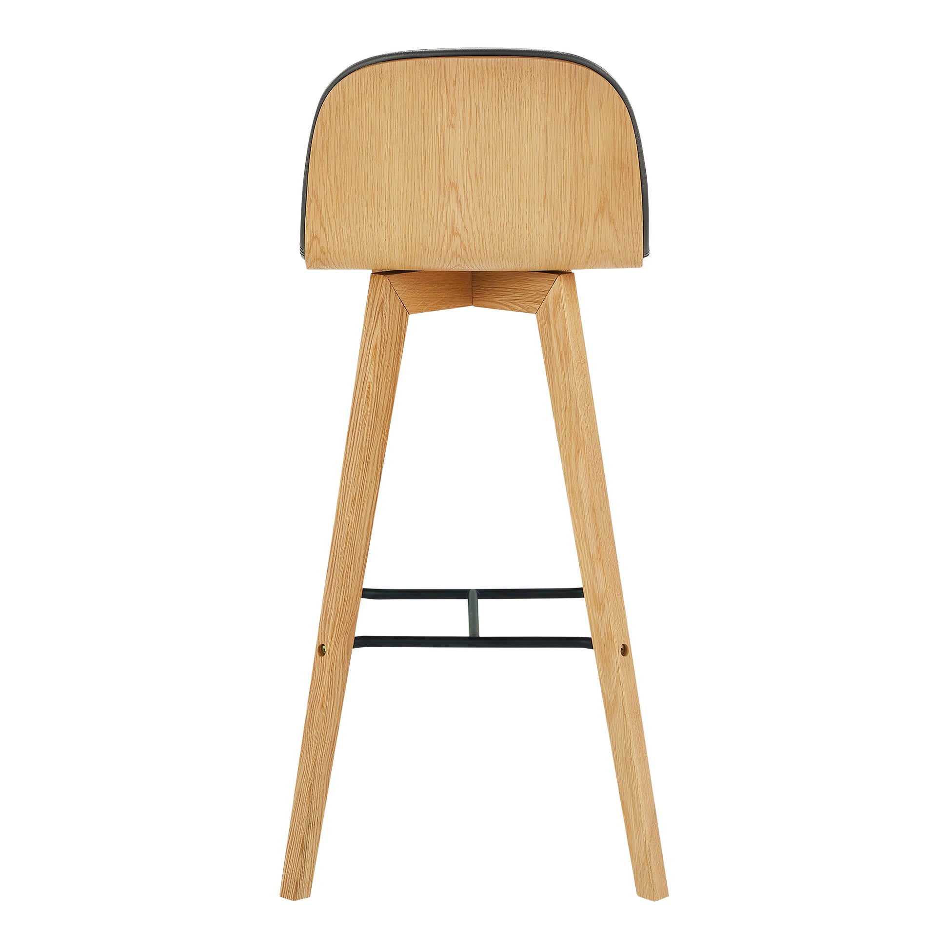 Moes Home Bar Stools Napoli Black Scandinavian Furniture