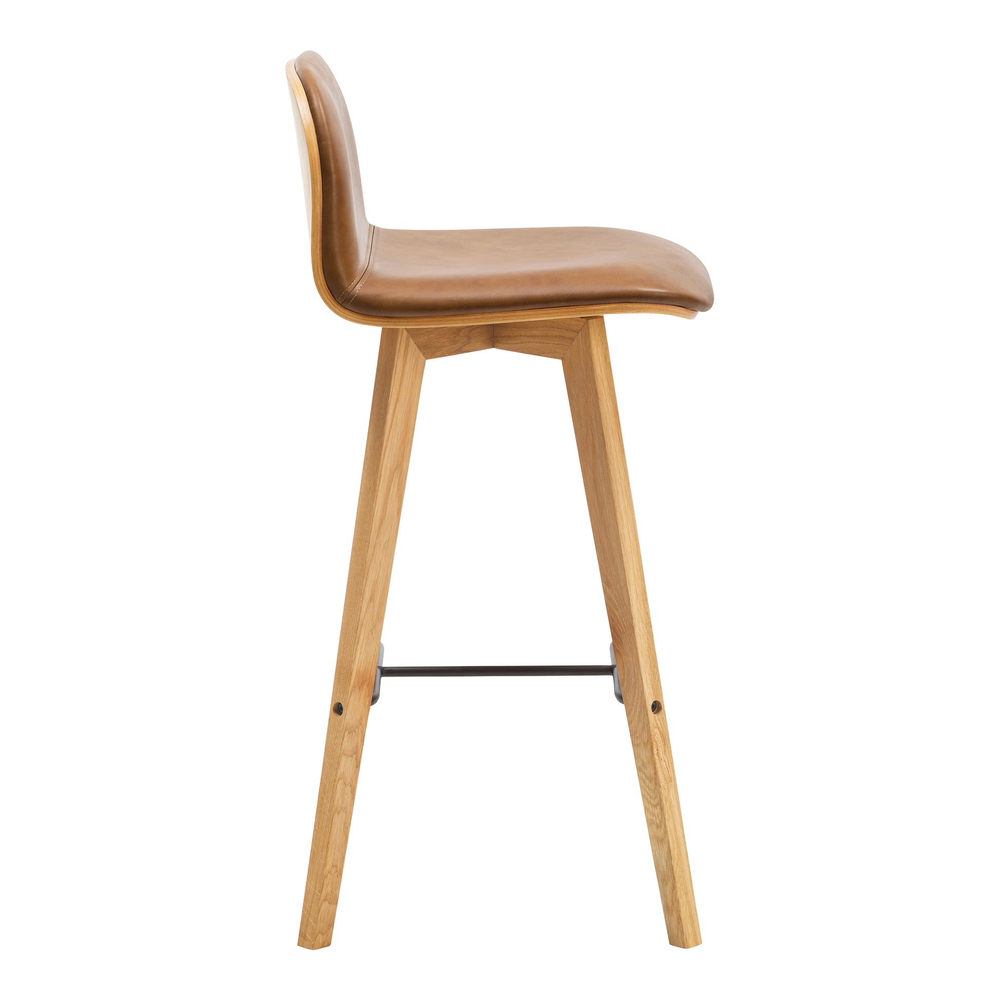 Moes Home Bar Stools Napoli Brown Scandinavian Furniture