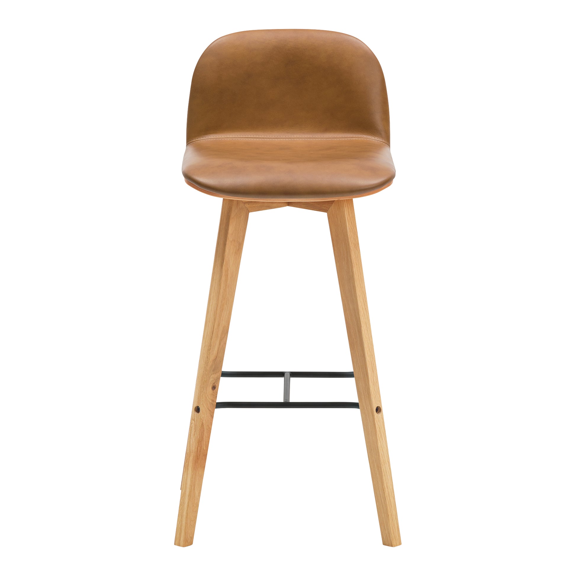 Moes Home Bar Stools Napoli Brown Scandinavian Furniture