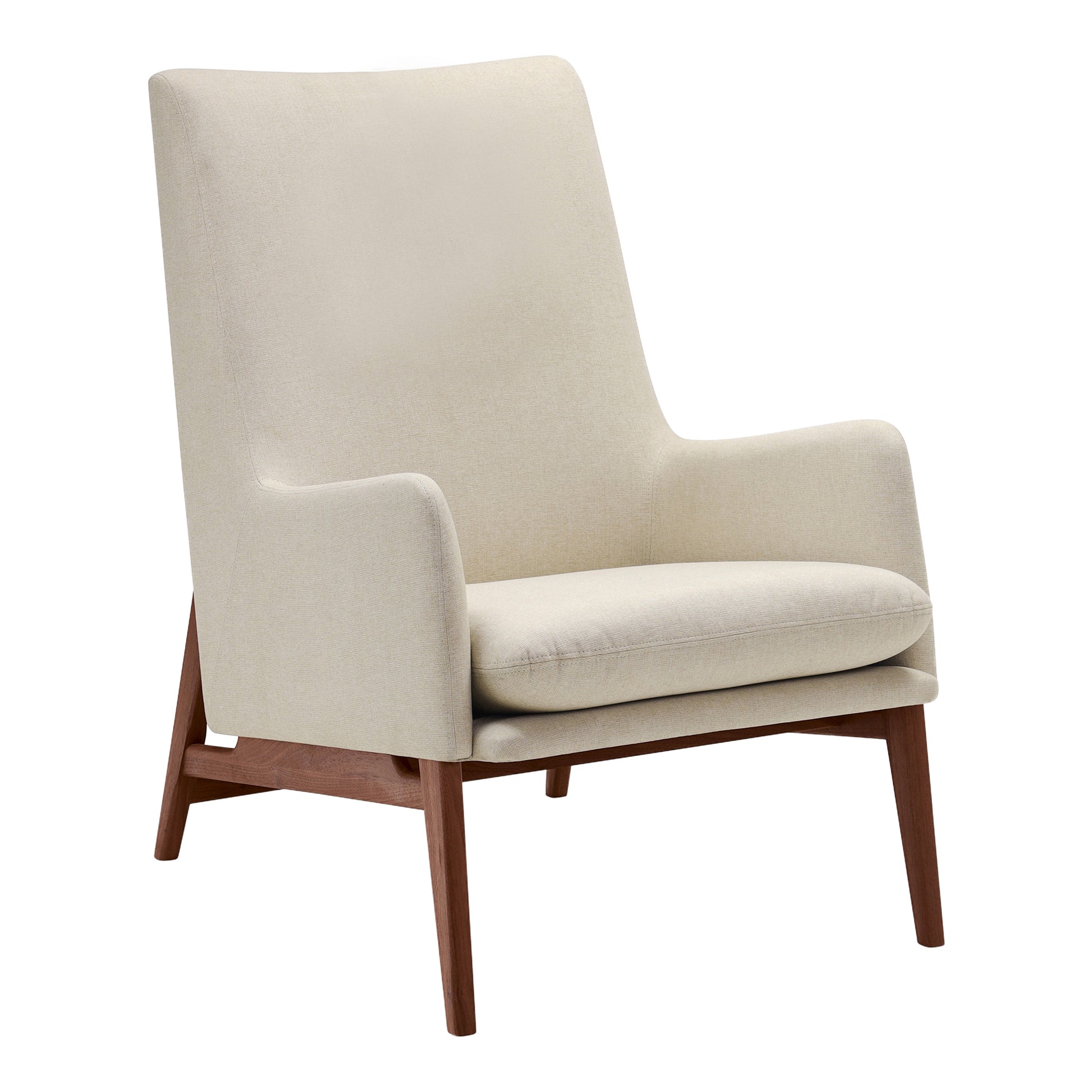 Moes Home Accent Chairs ASTA Brown Mid-Century Modern Furniture