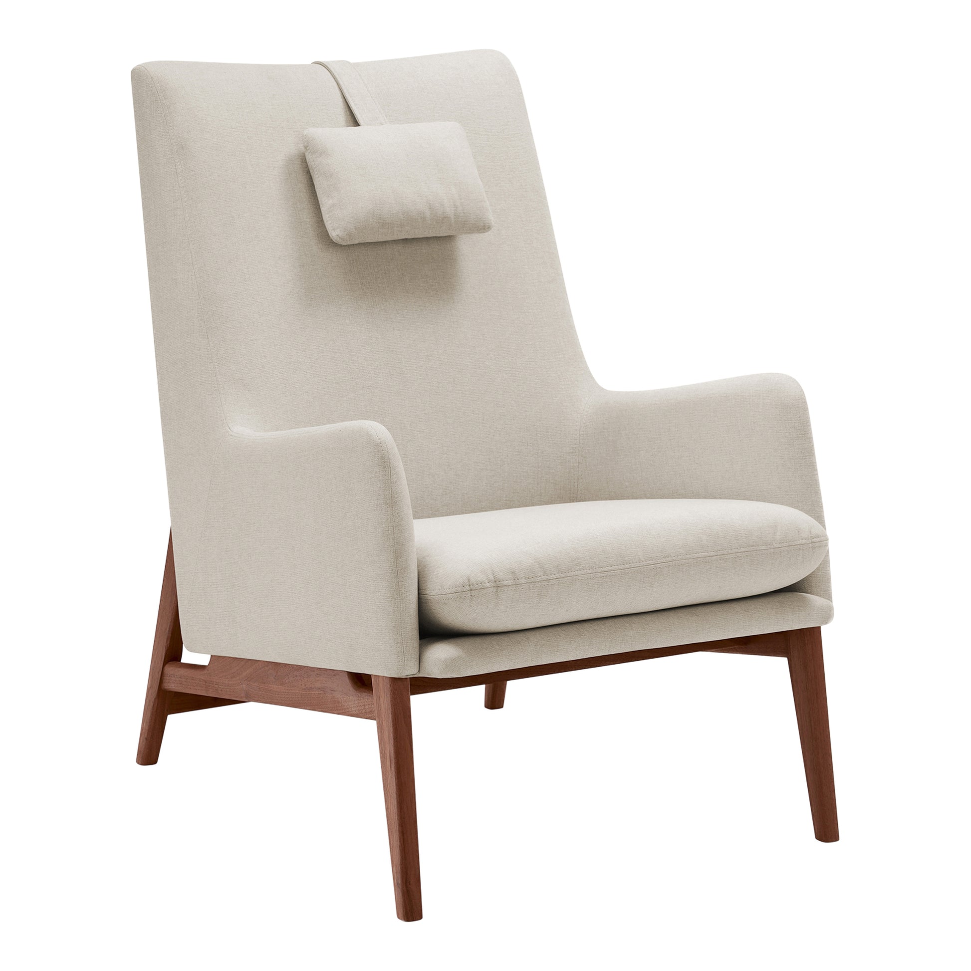 Moes Home Accent Chairs ASTA Brown Mid-Century Modern Furniture