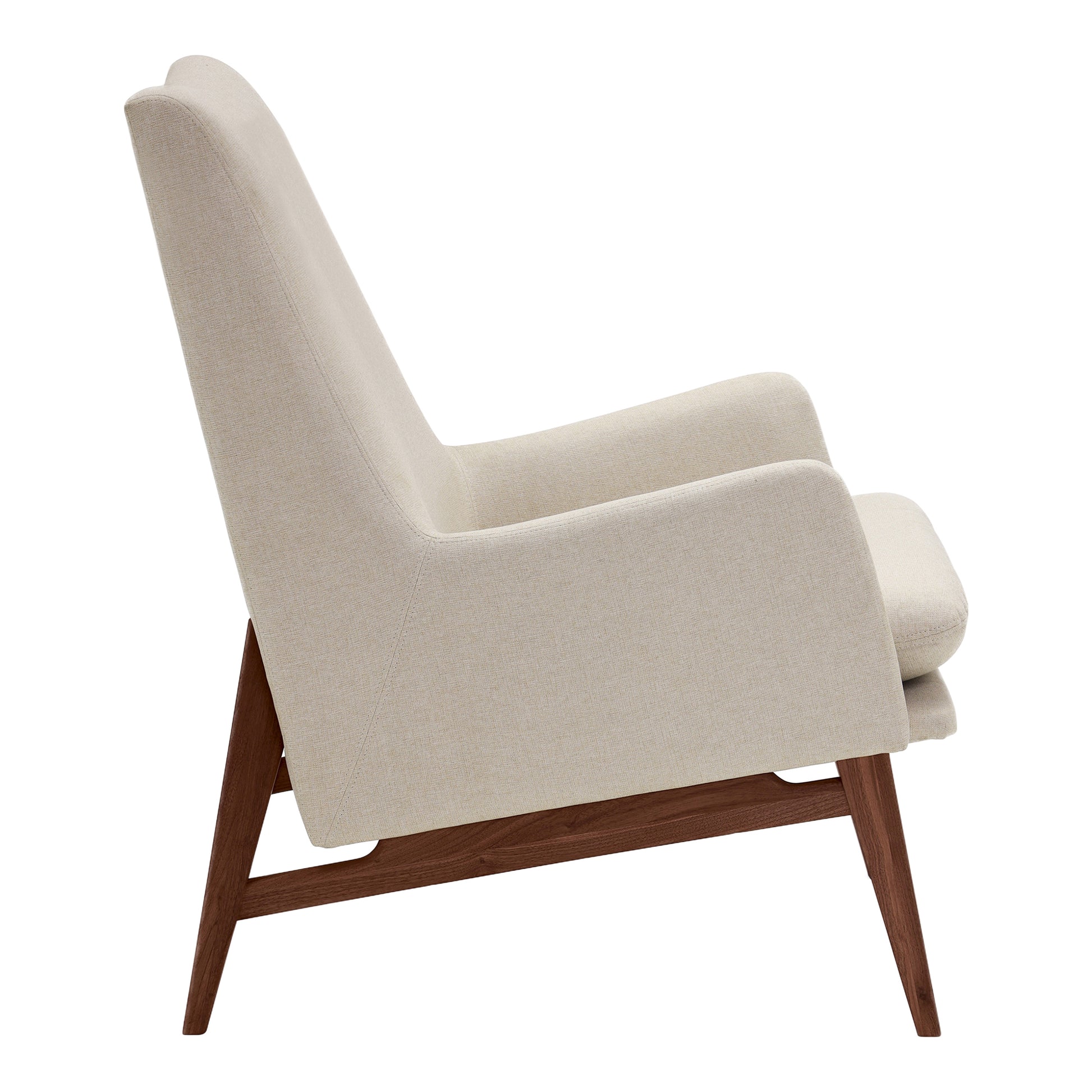 Moes Home Accent Chairs ASTA Brown Mid-Century Modern Furniture