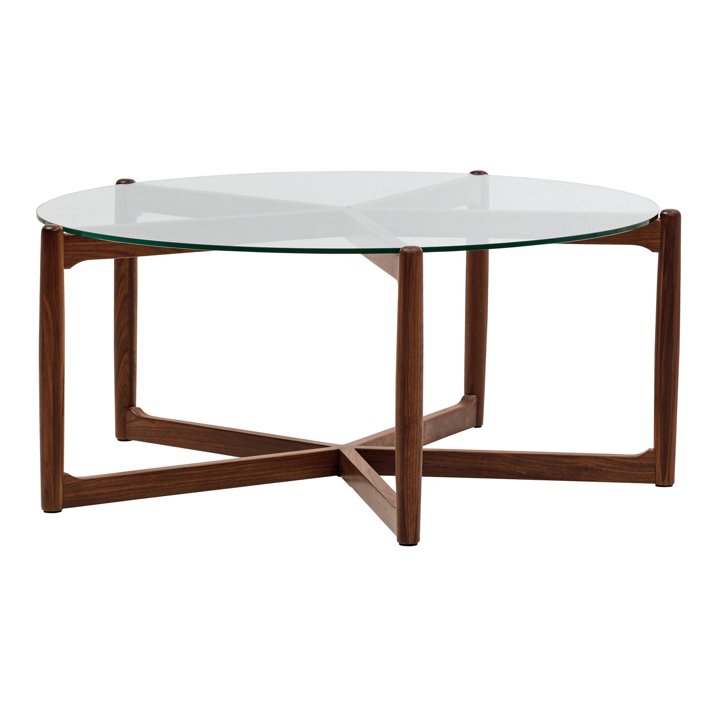 Moes Home Coffee Tables Hetta Brown Mid-Century Modern Furniture