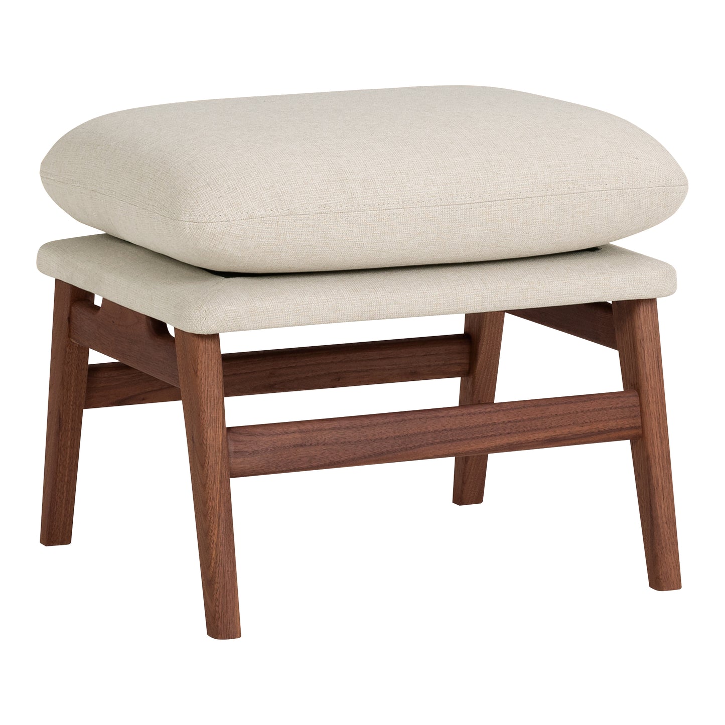 Moes Home Ottomans ASTA Brown Mid-Century Modern Furniture