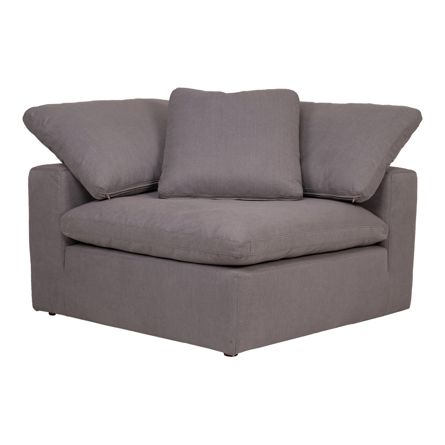 Moes Home Corner Chairs Clay Grey Scandinavian Furniture