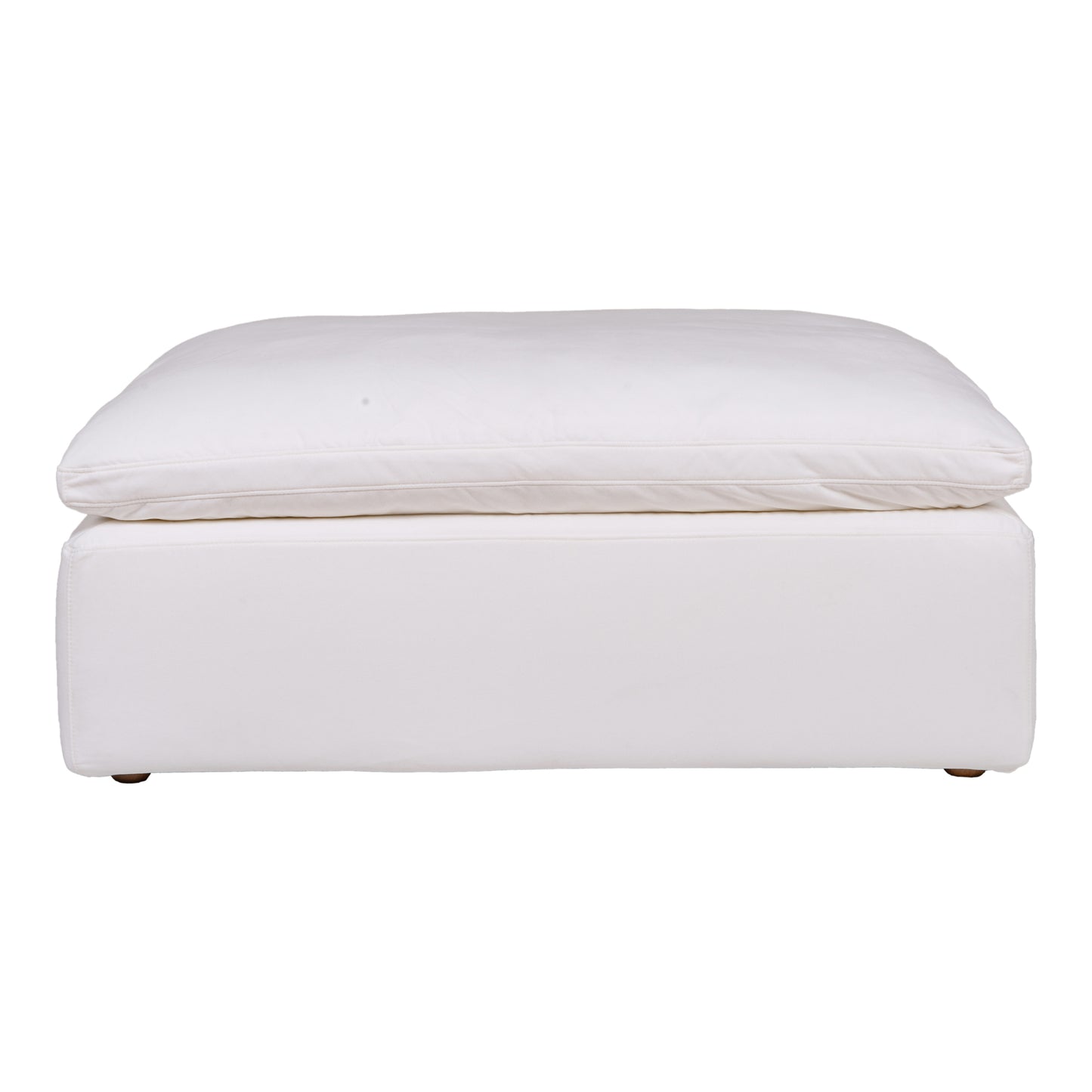 Moes Home Ottomans Clay White Scandinavian Furniture